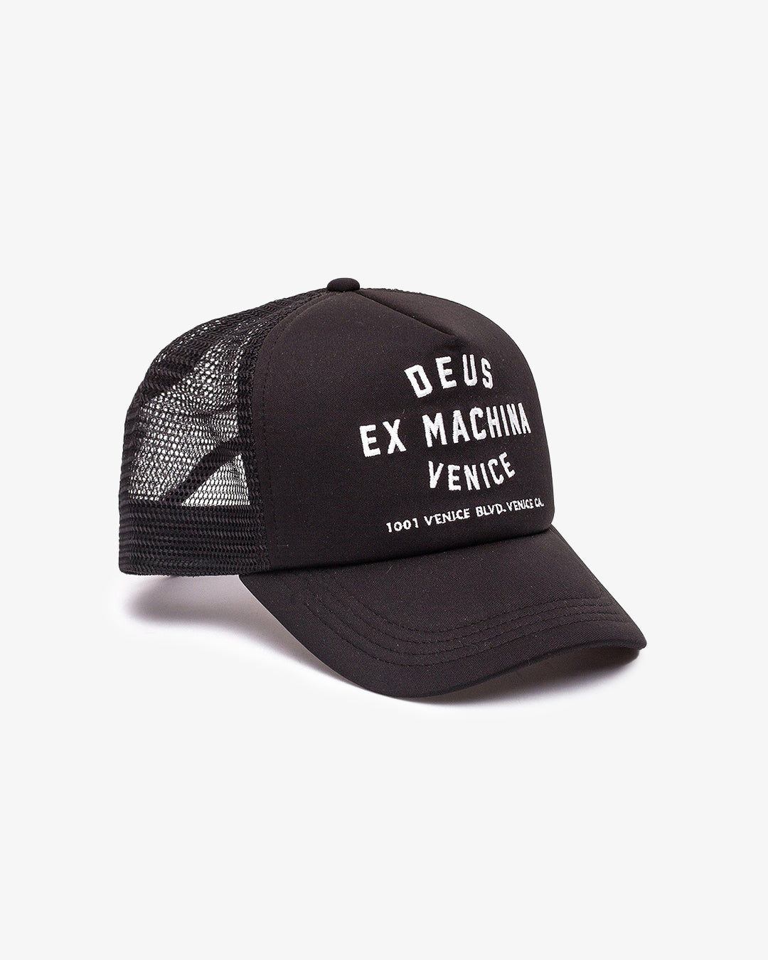 Venice Address Trucker - Black