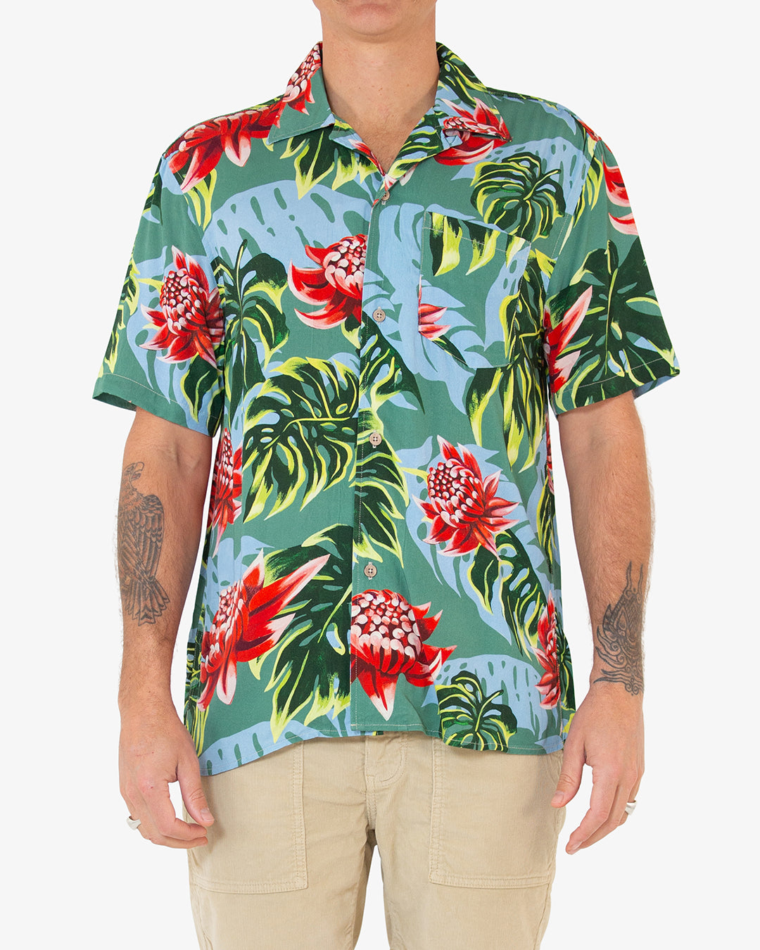 Desmond Shirt (Relaxed Fit) - Green