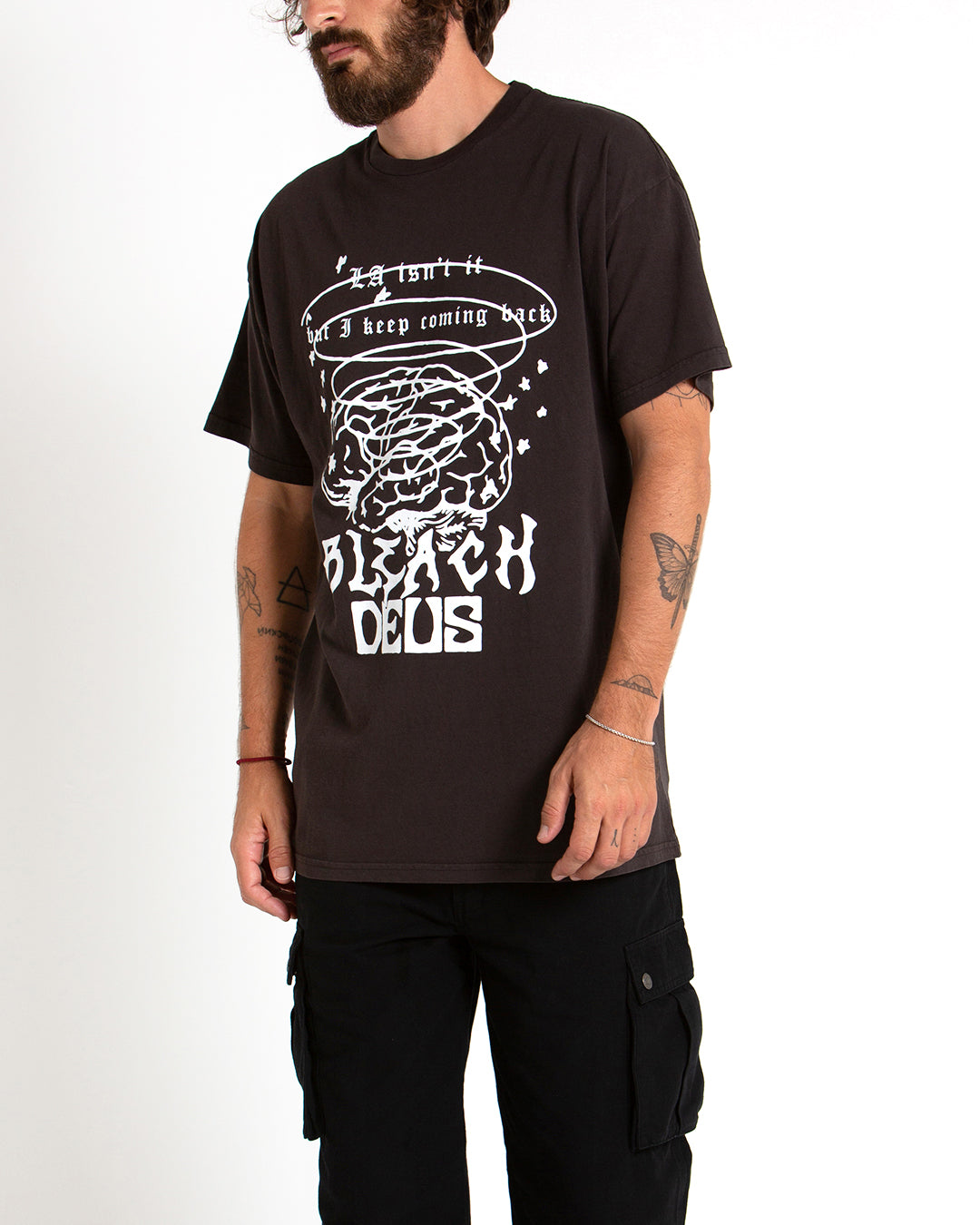 Brainwash T-Shirt - Washed Black