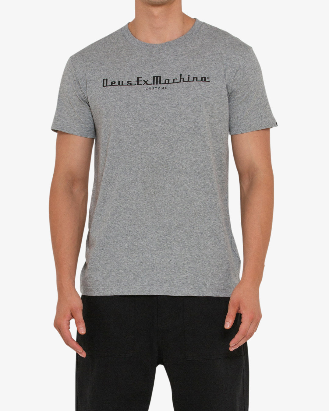 Delorean Tee - Grey Marle