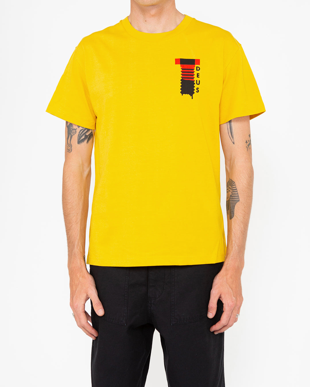 Naito Amsterdam Tee (Box Fit) - Sunflower Gold