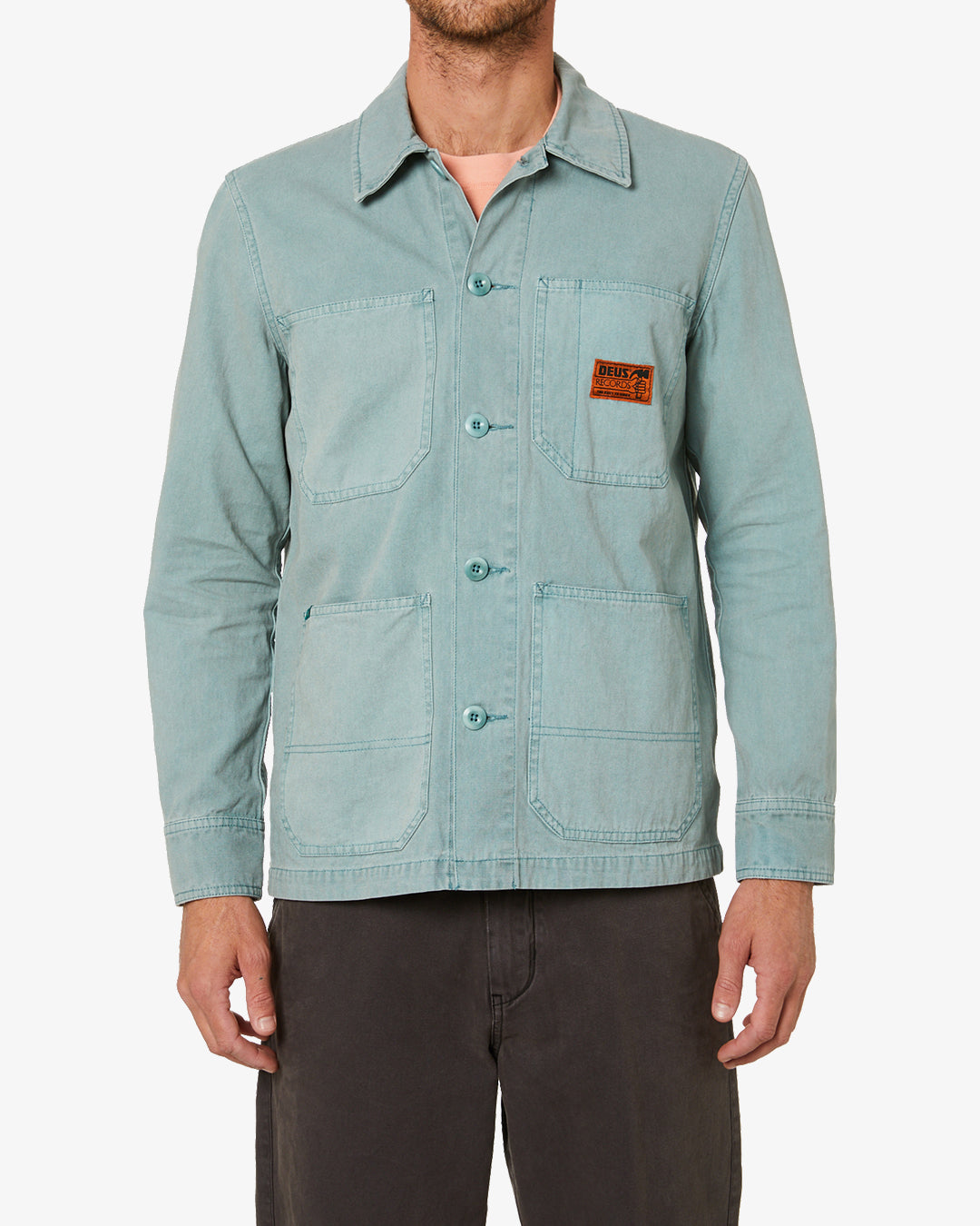Jethro Work Shirt (Regular Fit) - Mineral Blue