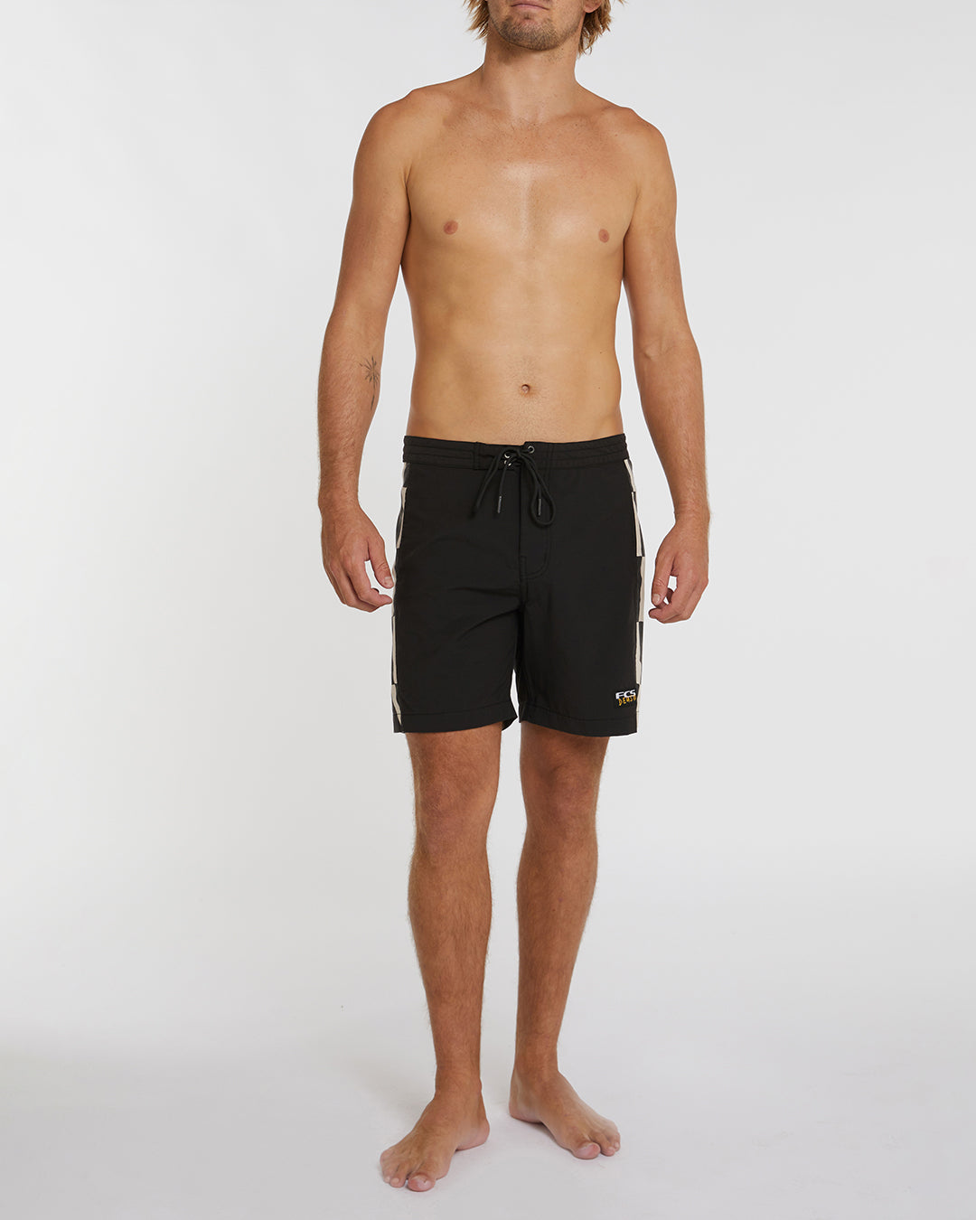 FCS X Deus Razzle Boardie Black