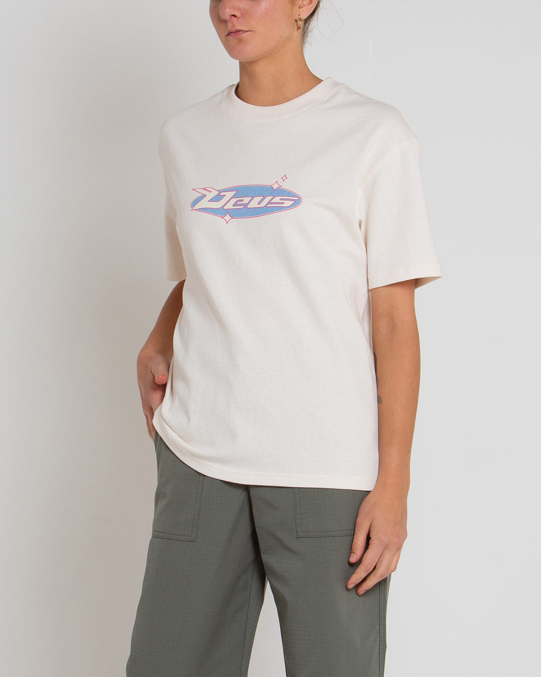 Traffic Tee - White Sand