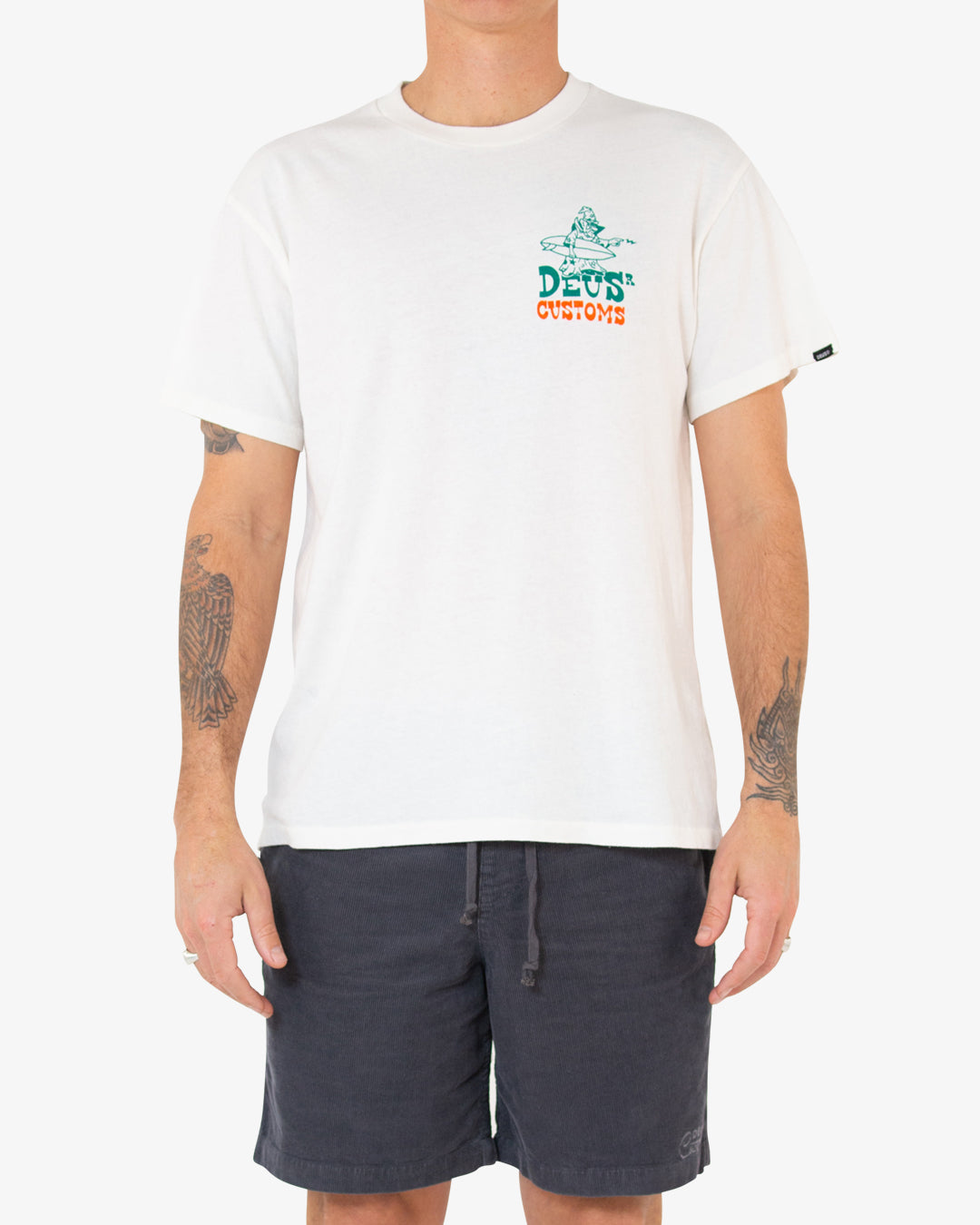 Wiz-Bang Tee (Box Fit) - White Chalk