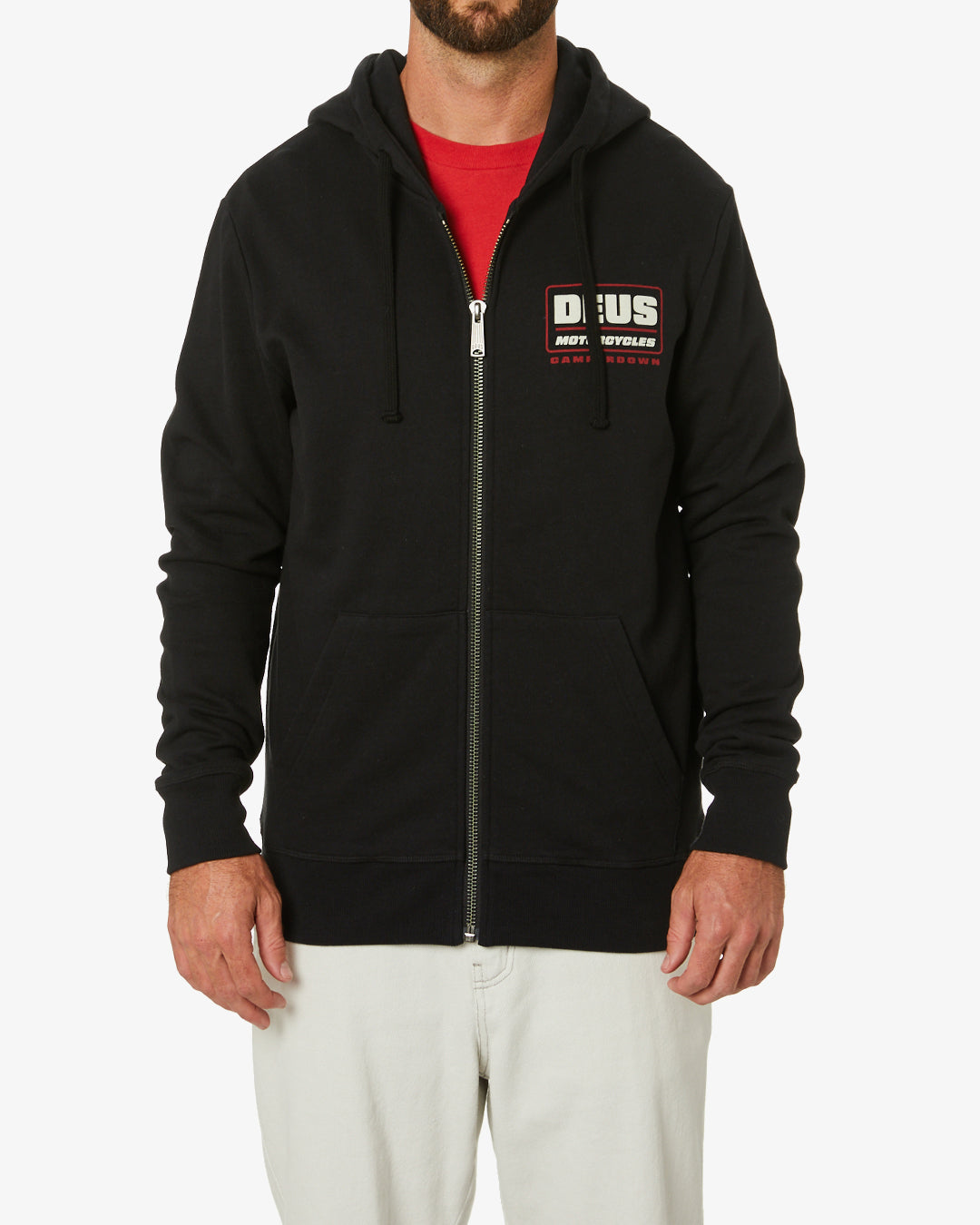 Victor Zip Hoodie (Regular Fit) - Phantom Black