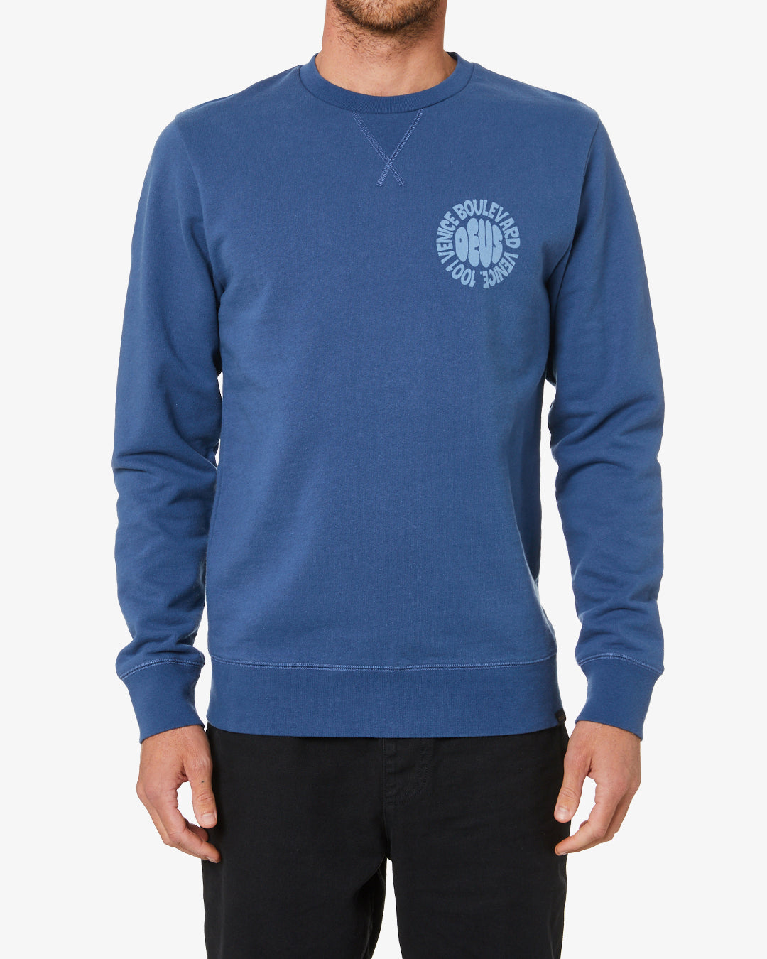Venice Surf Crew (Regular Fit) - Dusty Blue
