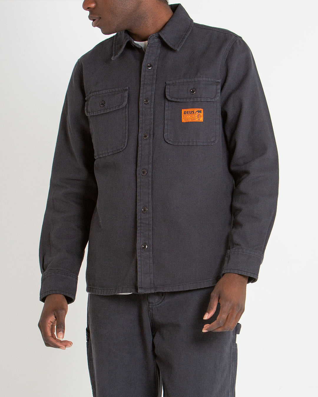 Vacay Canvas Shirt - Anthracite