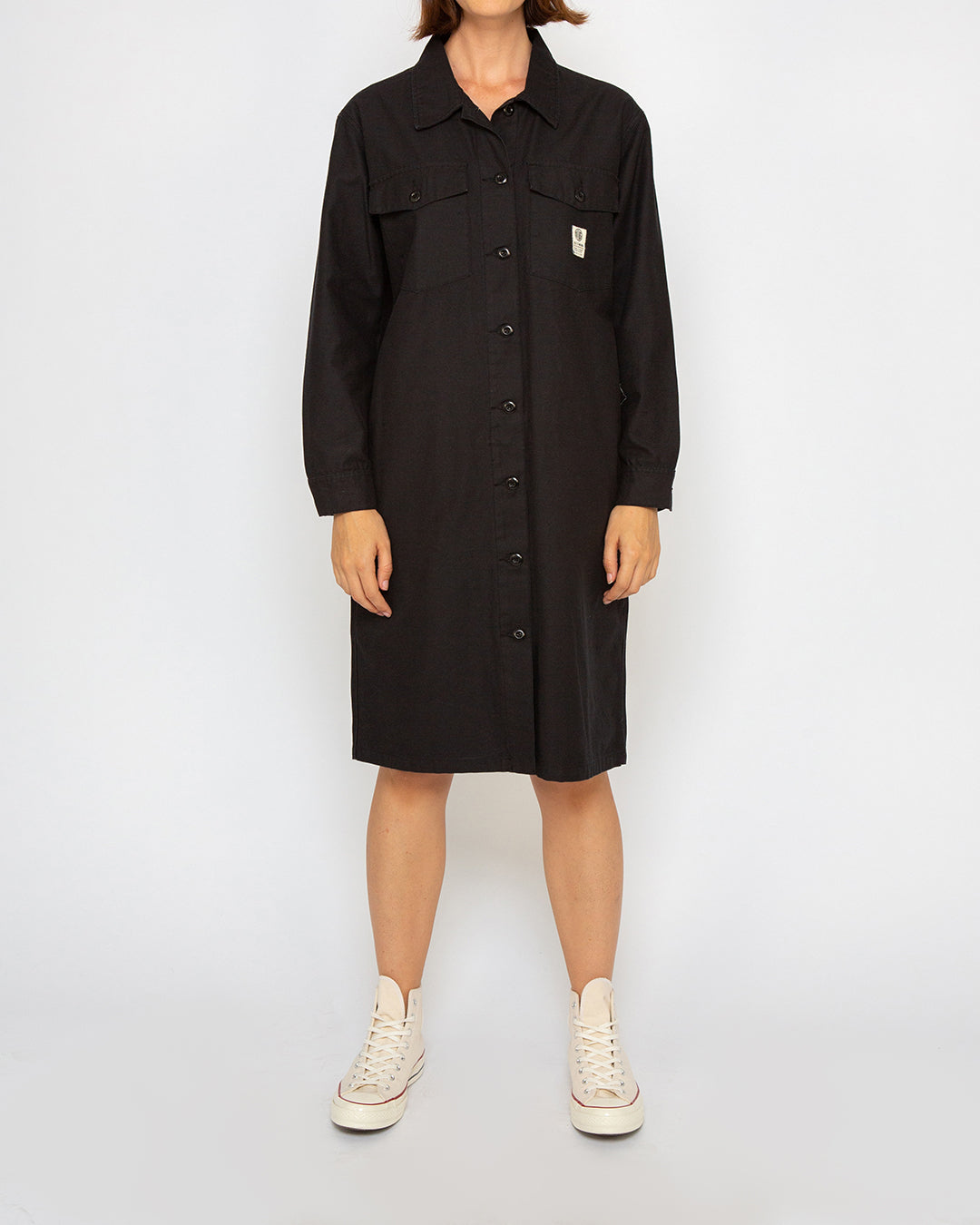 Workwear Dress (Relaxed Fit) - Black