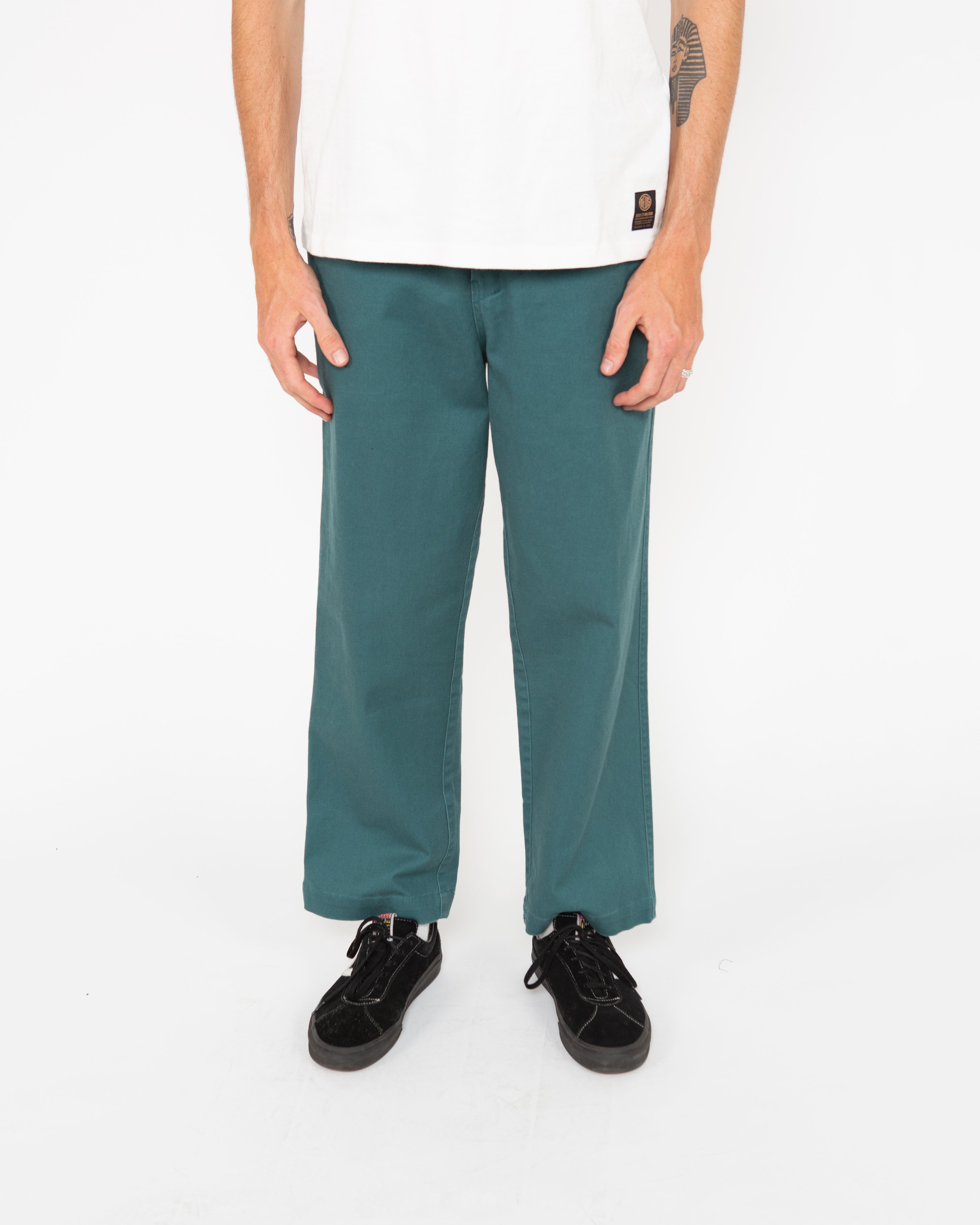 Taylor Record Pant (Loose Fit) - Teal