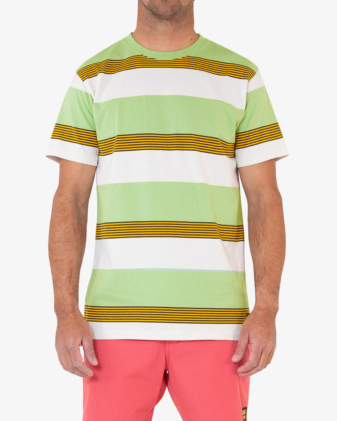 Seth Stripe Tee (Regular Fit) - Fair Green