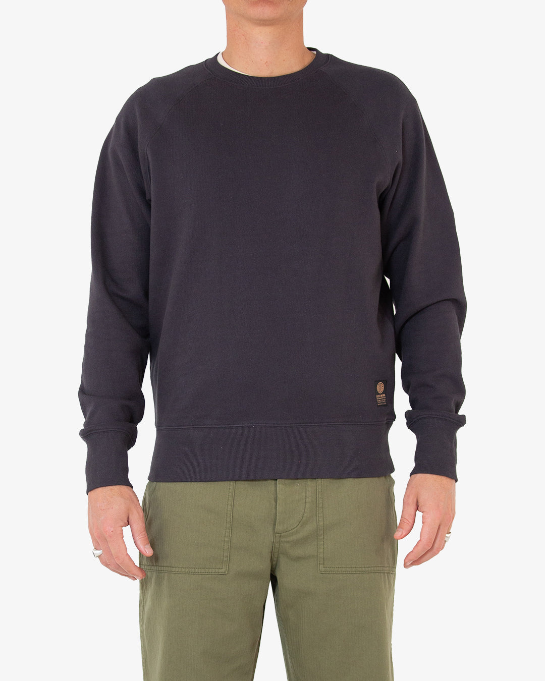 Felix Plain Crew (Relaxed Fit) - Phantom Black
