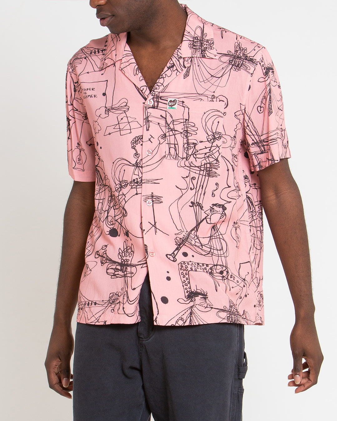 R.G Cato Short Sleeve Shirt - Zephyr Pink