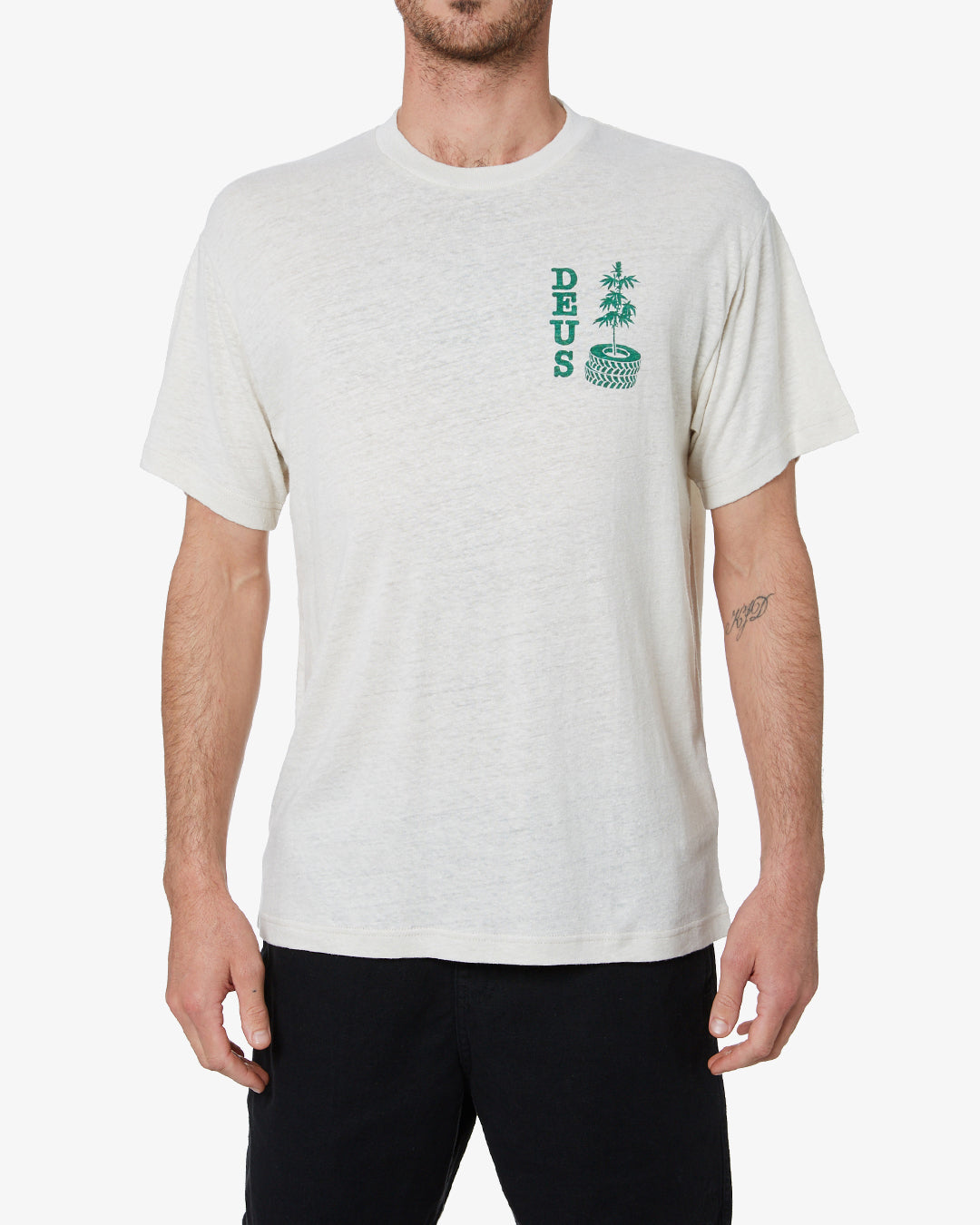 Tectonic Tee (Box Fit) - Dirty White