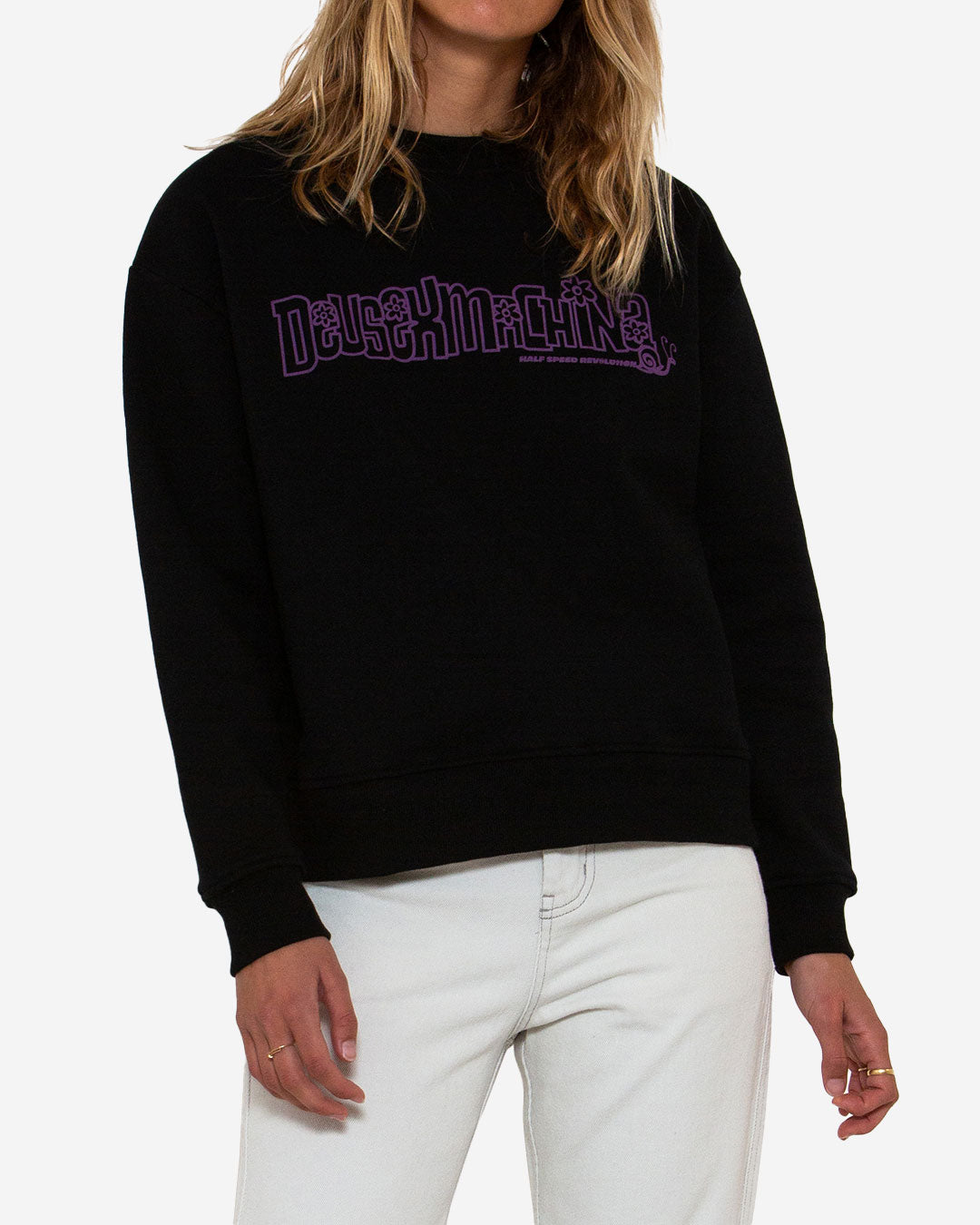 Idle Dxw Crew (Oversized Fit) - Phantom Black