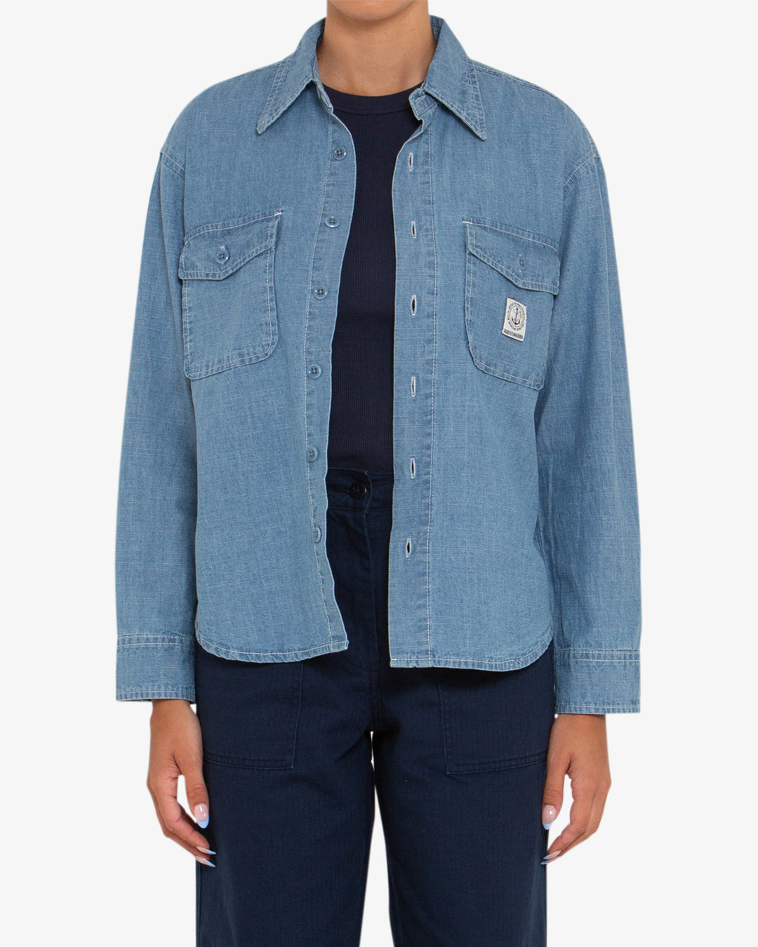Usn Shirt - Indigo Blue Chambray