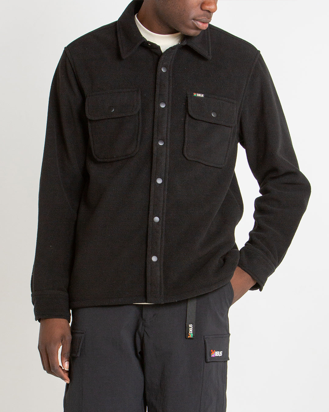 Luther Fleece Shirt - Black