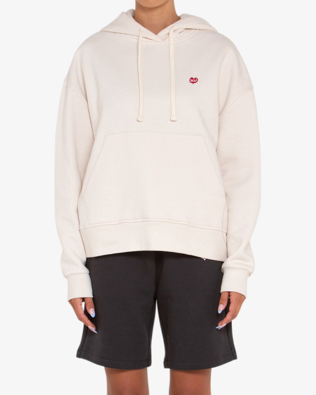 True Romance Hoodie (Oversized Fit) - White Sand