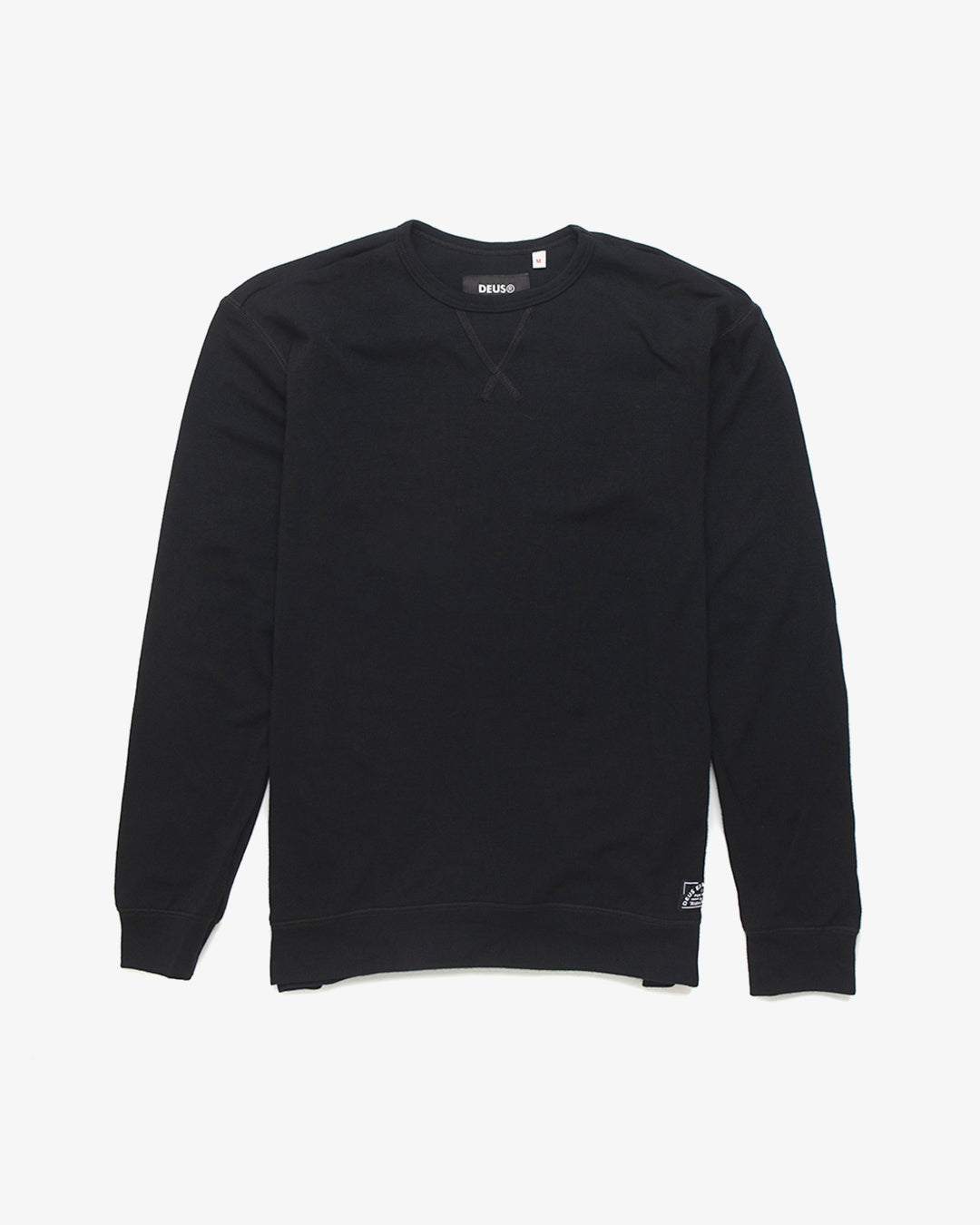 Merino Crew Neck Sweater - Black