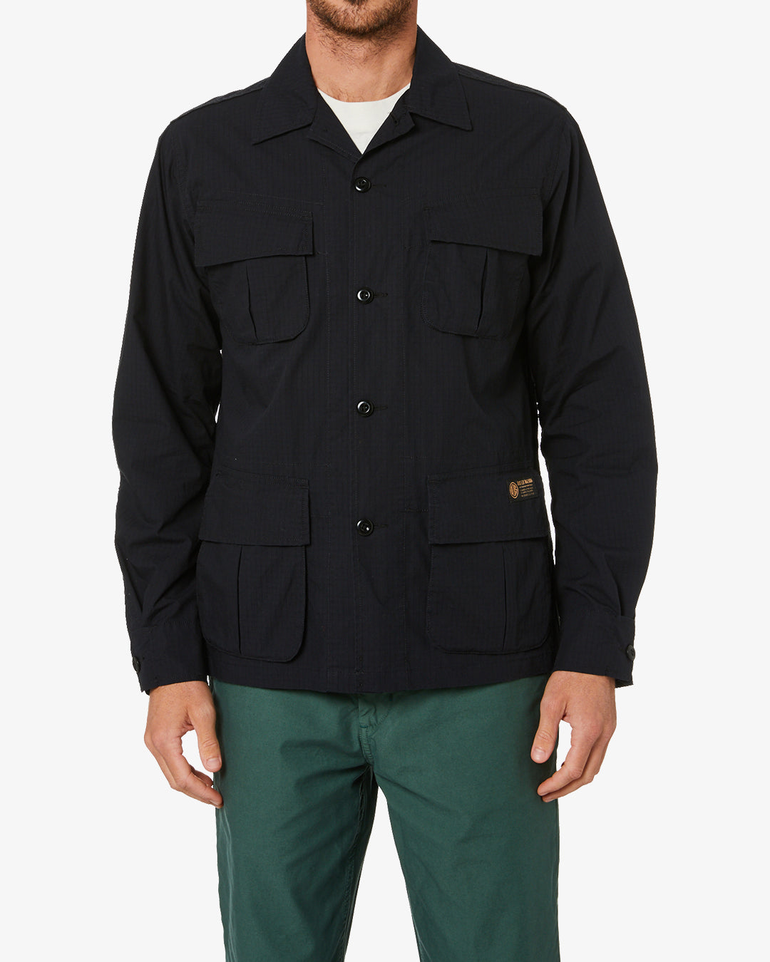 Larry Jungle Shirt (Relaxed Fit) - Black
