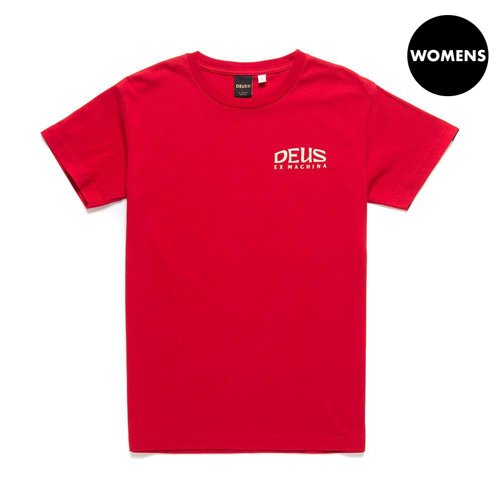Enthusiasm Tee - Chilli Red