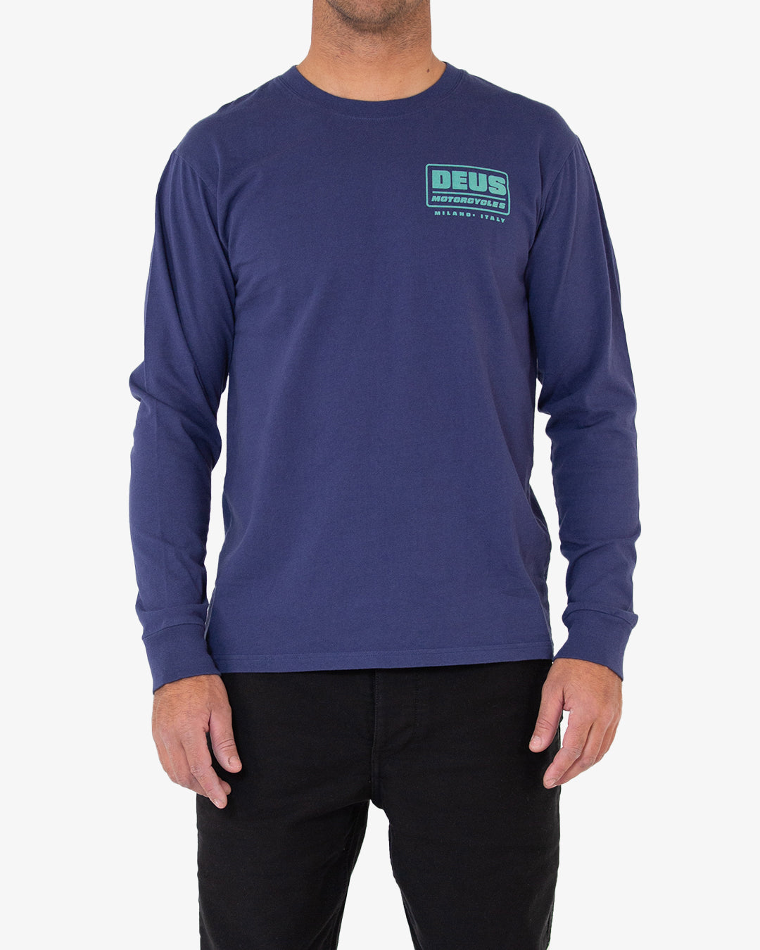 Impact Long Sleeve Tee (Regular Fit) Workwear Blue