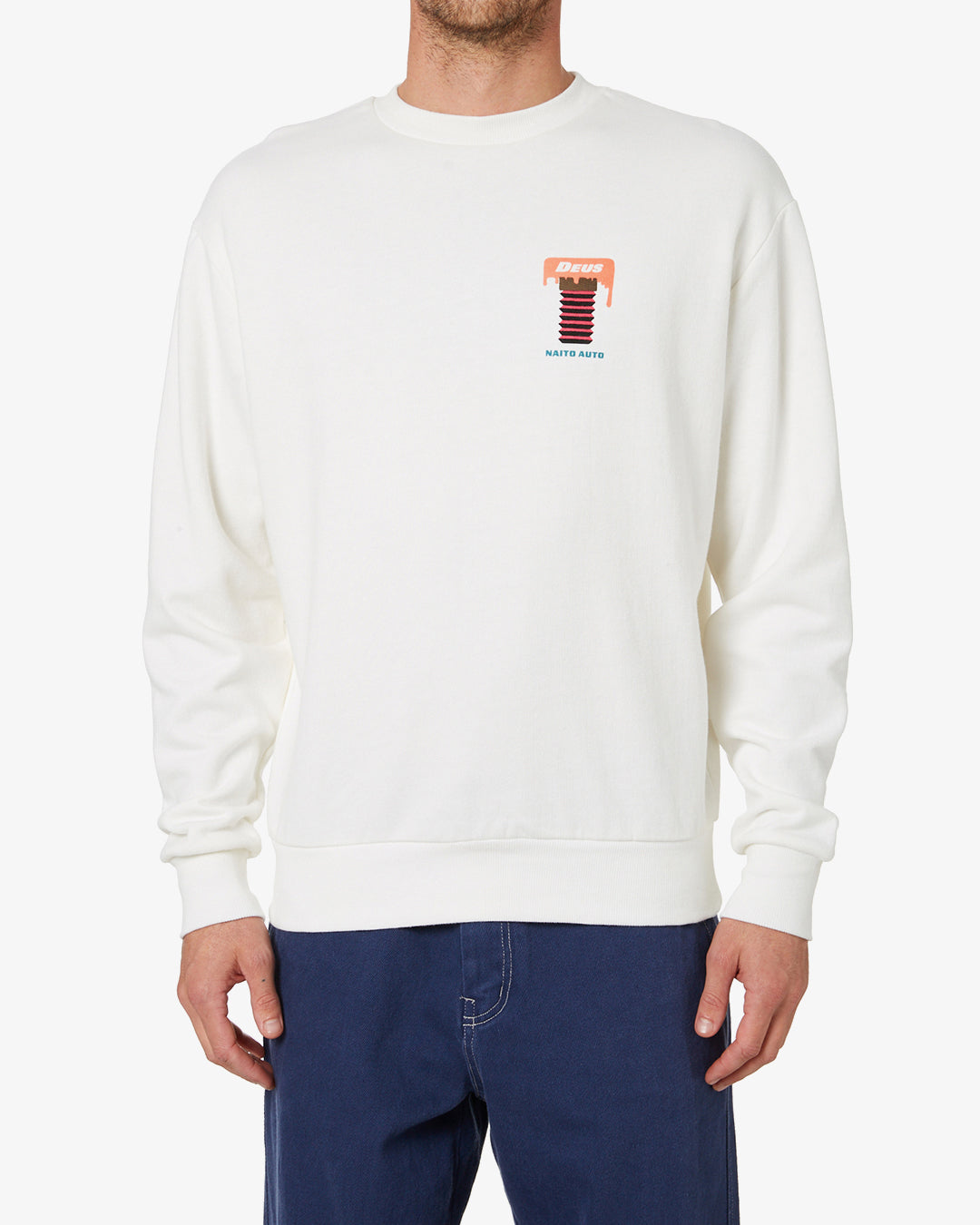 Naito Nifty Crew (Box Fit) - Vintage White