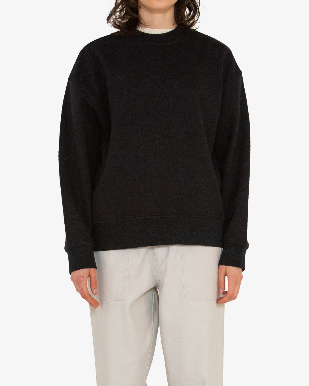 Military Crew (Oversized Fit) - Black