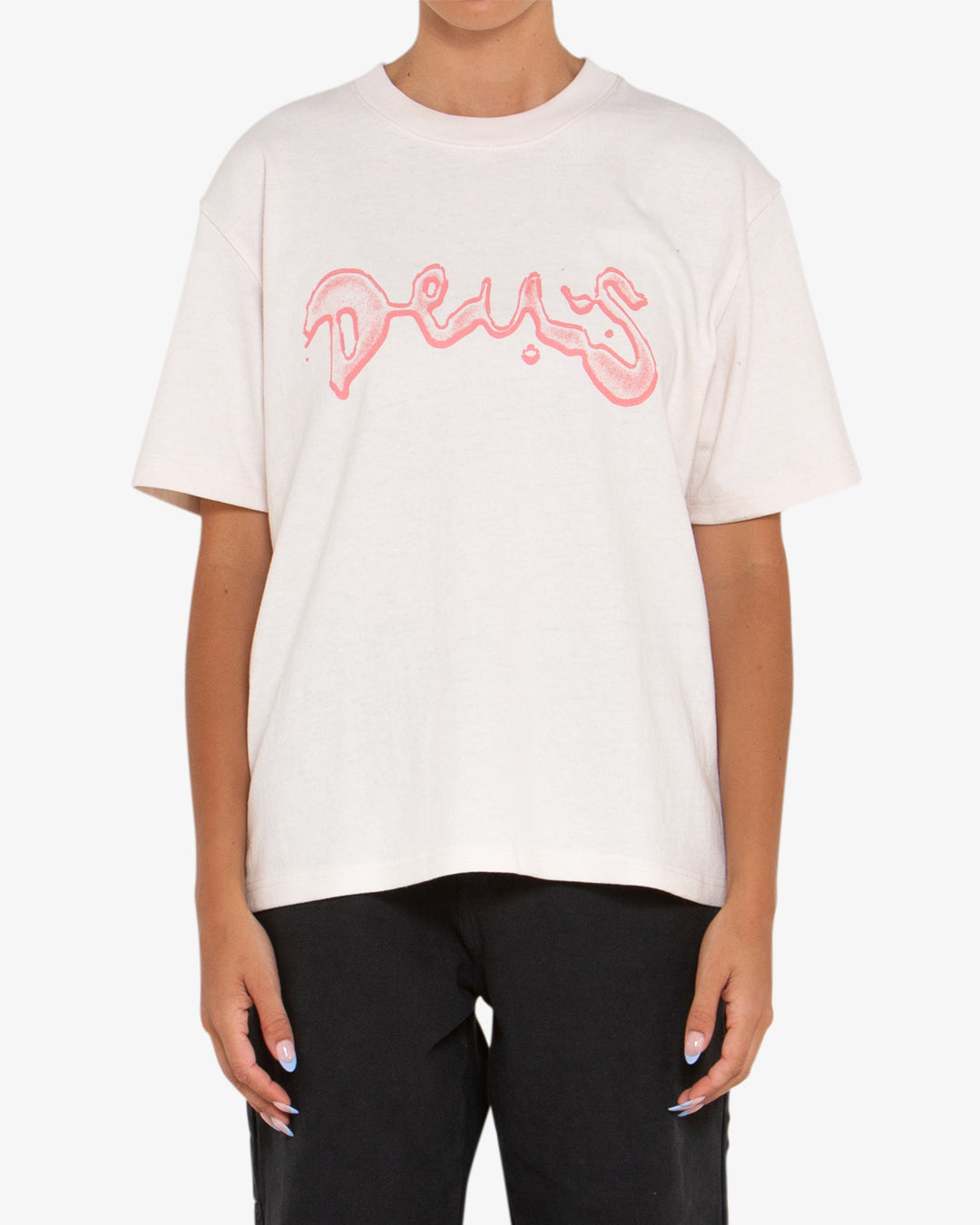 Selected Tee - White Sand