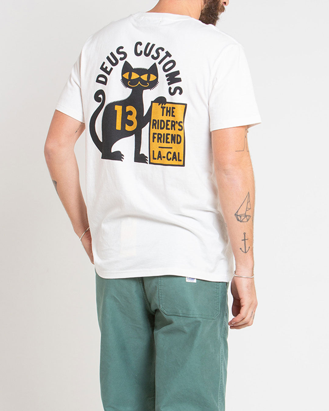 Super Stitious Tee - Vintage White