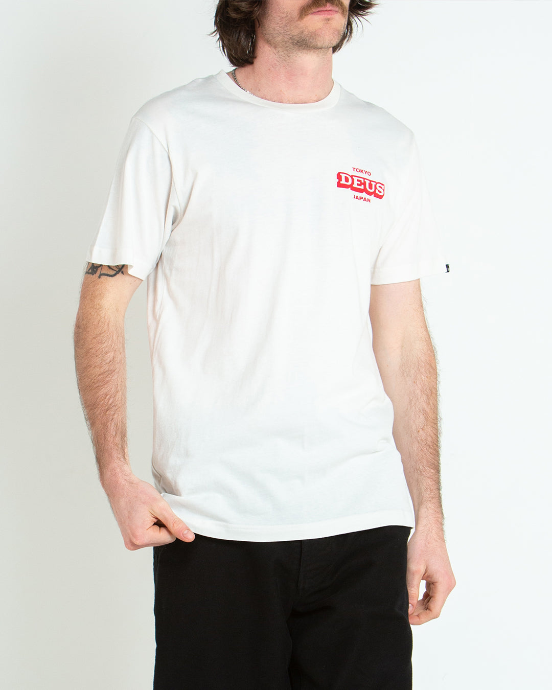 Redline Tee - Vintage White