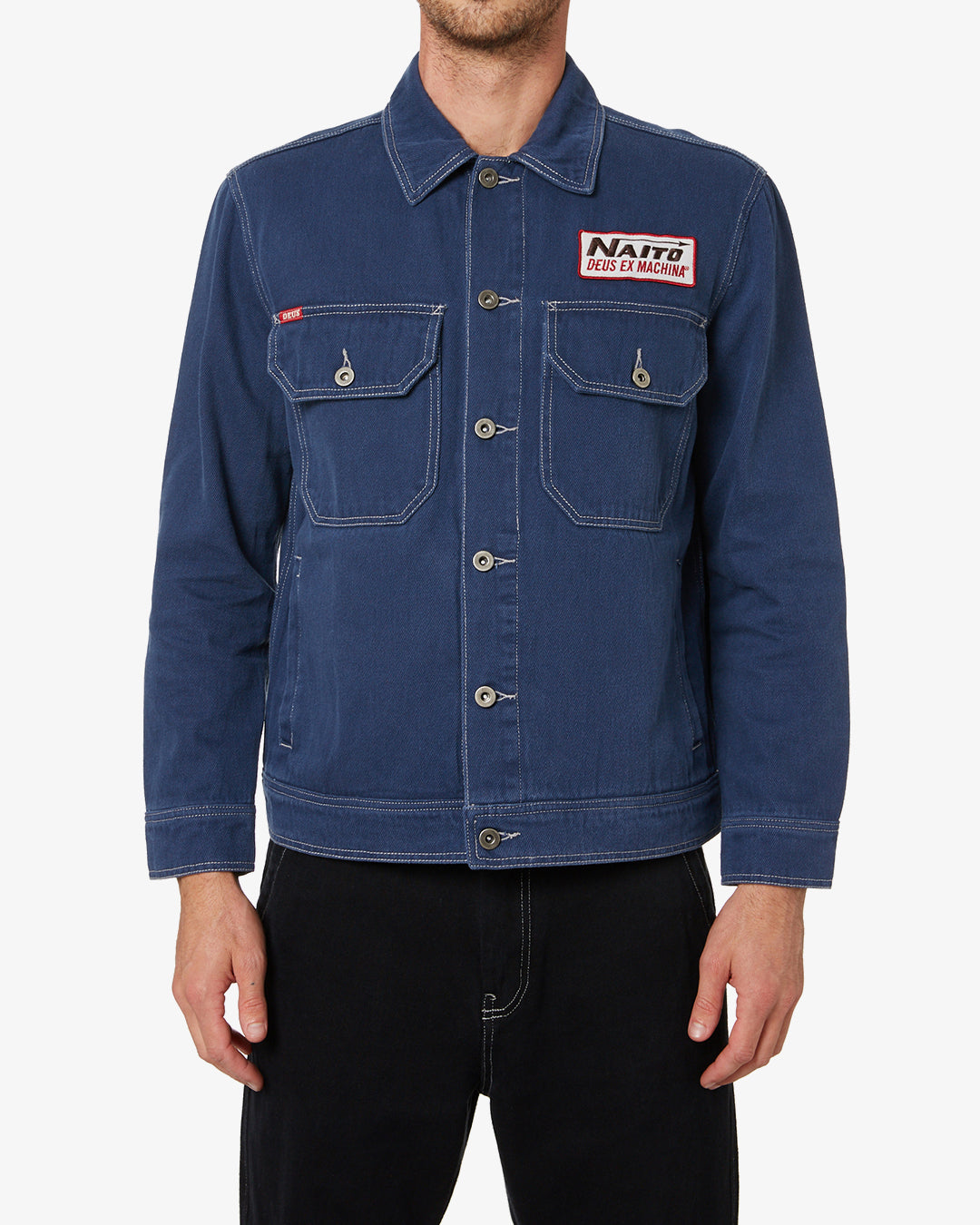 Bull Twill Jacket (Relaxed Fit) - Workwear Blue