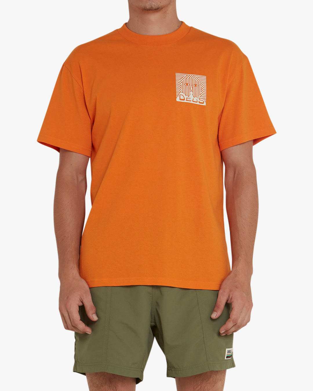 Uv Tee - Orange Ochre