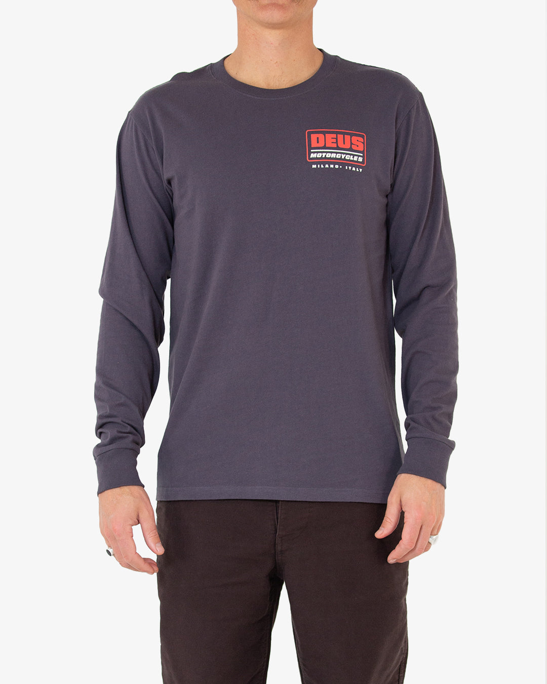 Impact Long Sleeve Tee (Regular Fit) - Shadow Black