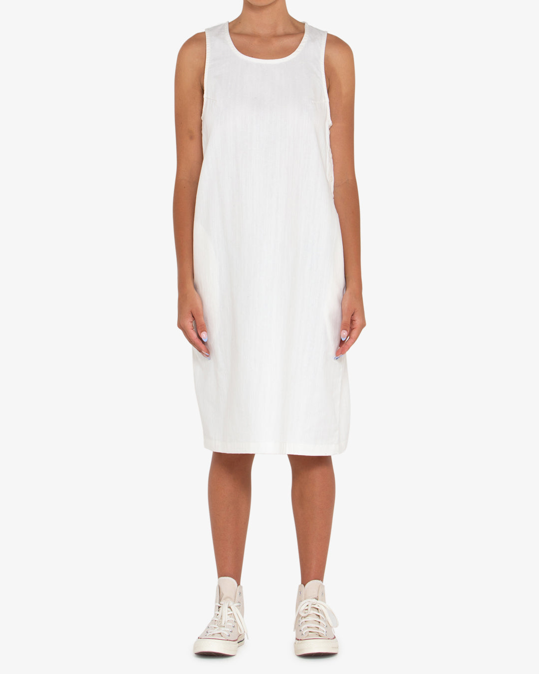 Piri Dress - Vintage White Chambray