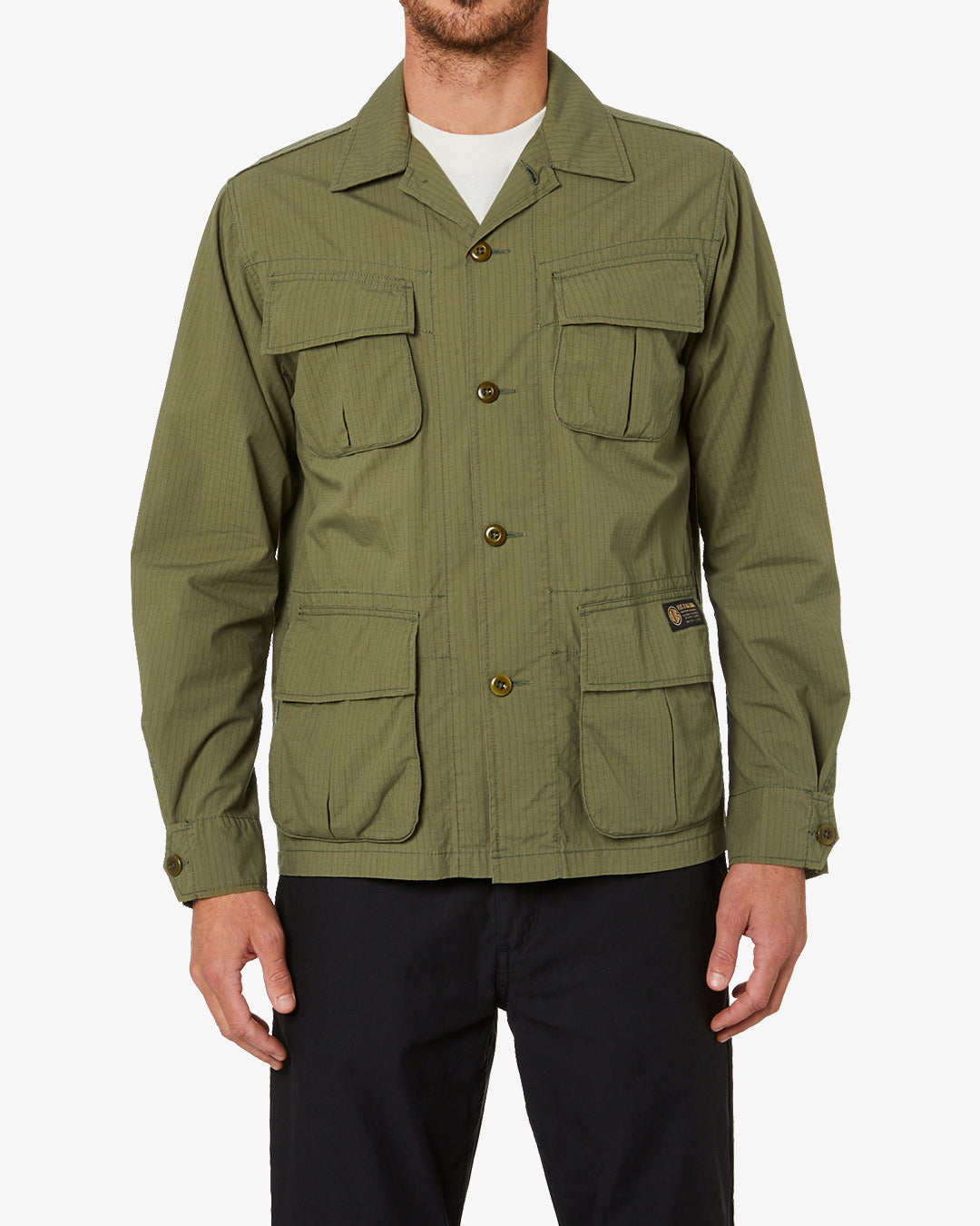 Larry Jungle Shirt (Relaxed Fit) - Olive
