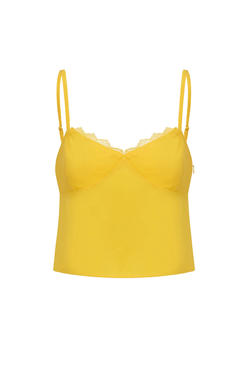 Caraco en Jersey Stretch à Dentelle Mangue