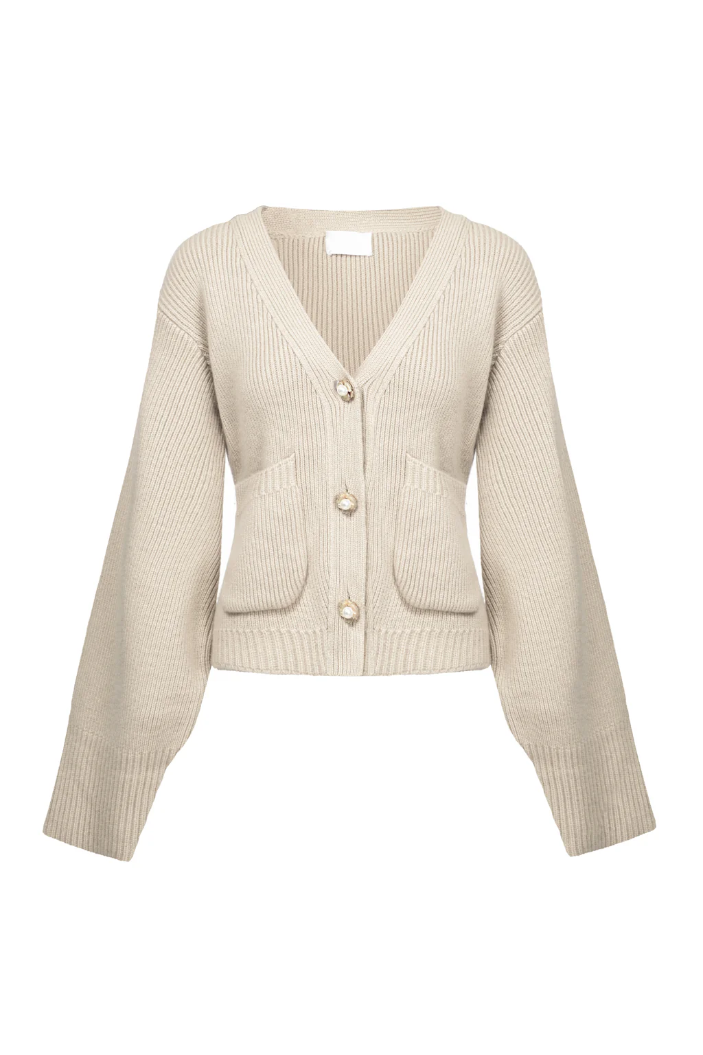 Cardigan Oversize en Pur Cachemire - Sable