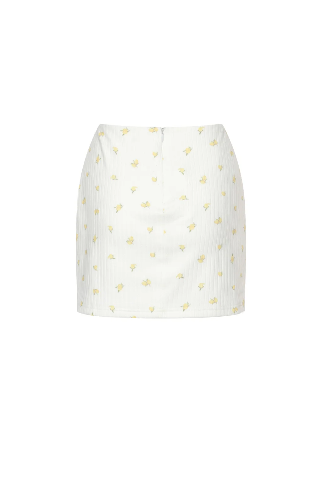 Jupe Mini Stretch avec Short Intégré Citron