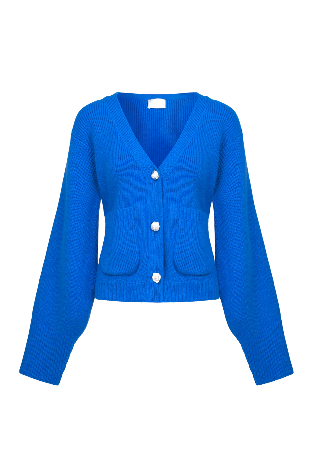 Cardigan Oversize en Pur Cachemire - Bleu Galaxie
