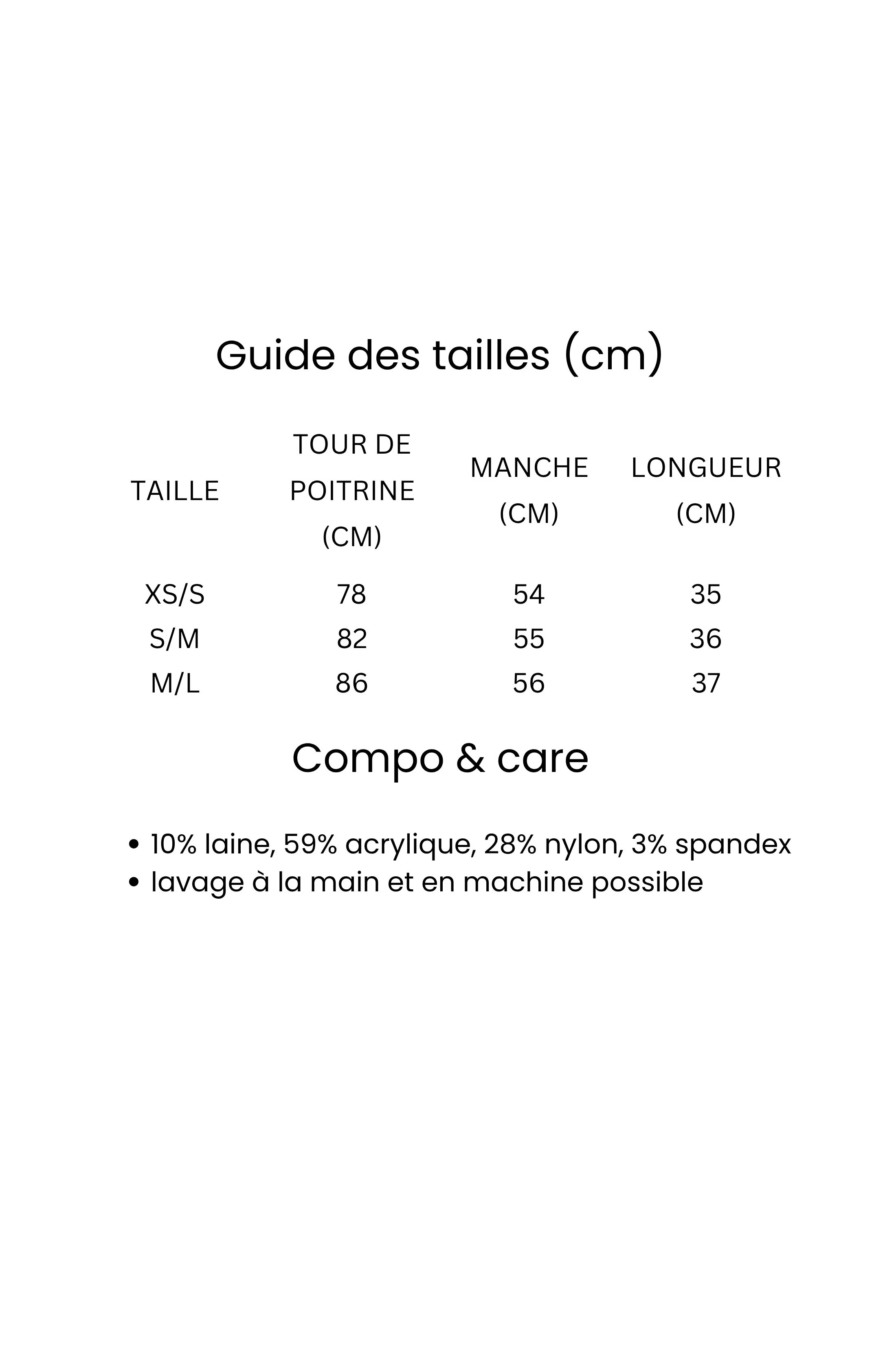 Haut raccourci en maille bouclette - bleu ciel