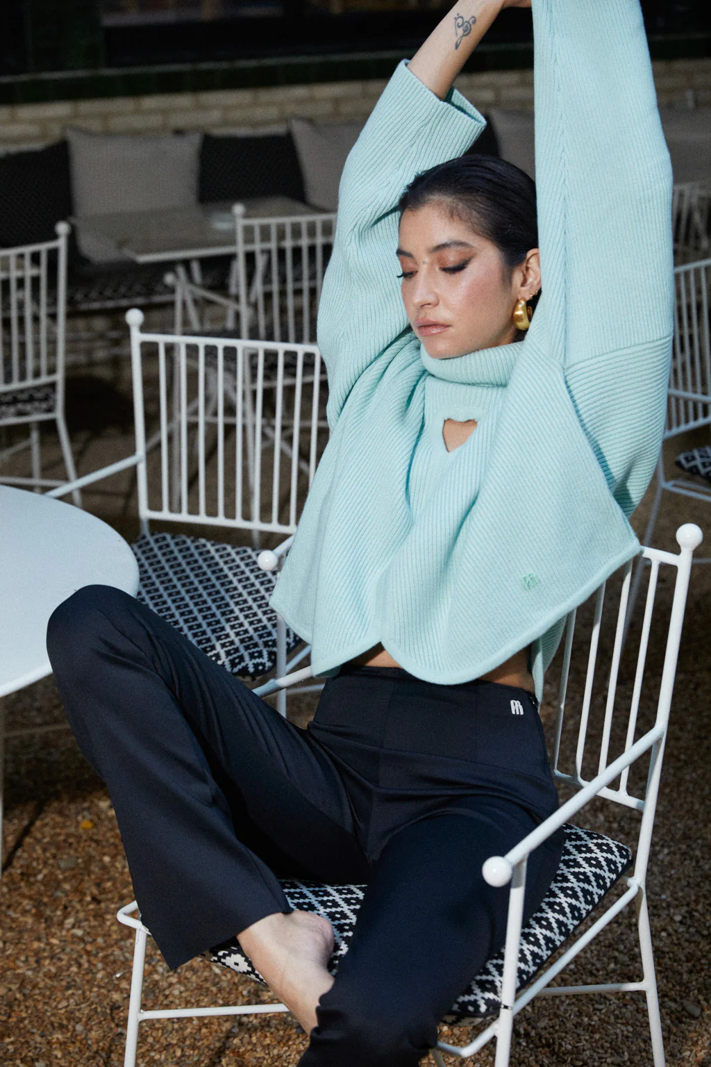 Pantalon taille haute ultra stretch - noir