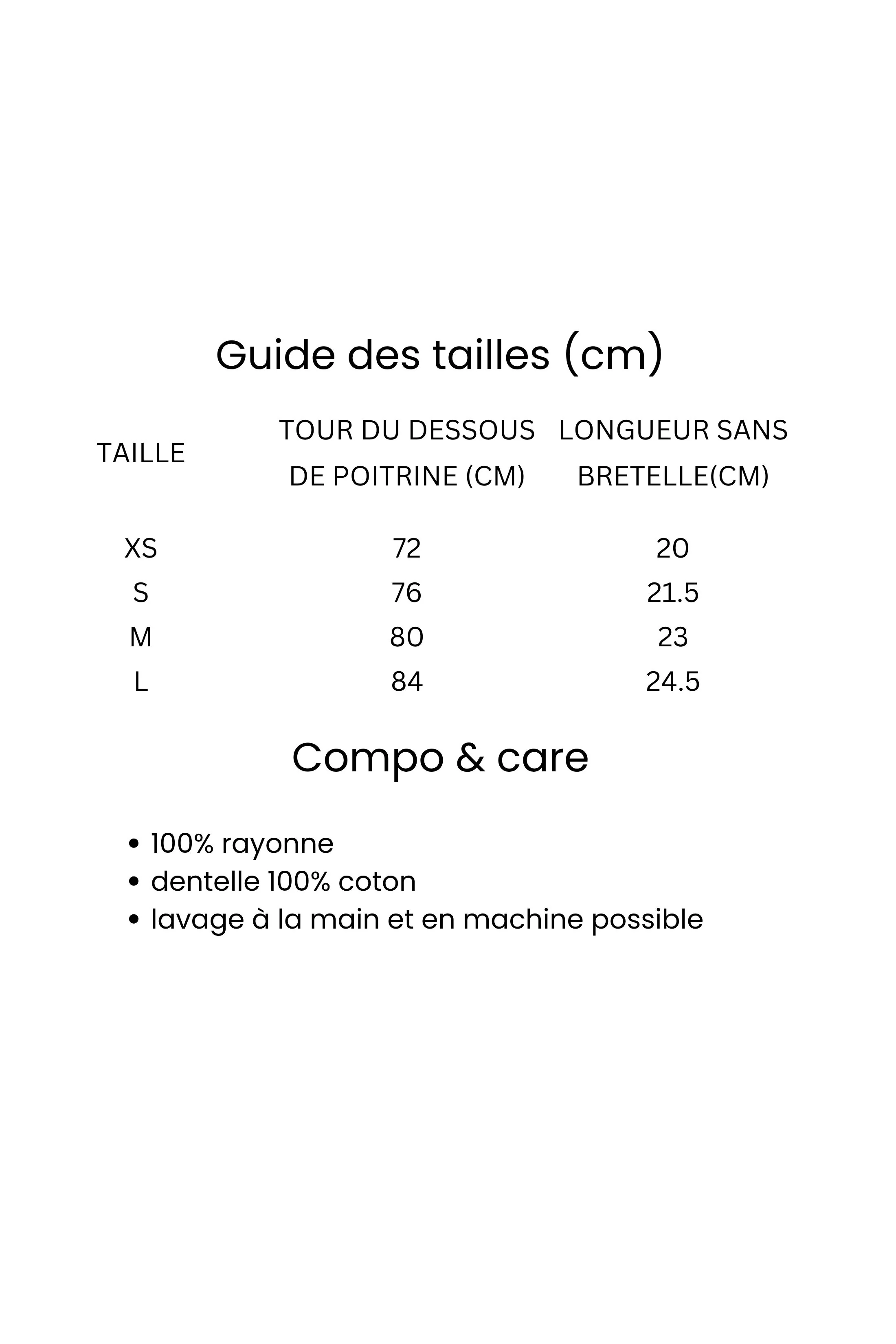 Caraco en Jersey Stretch à Dentelle Bloom