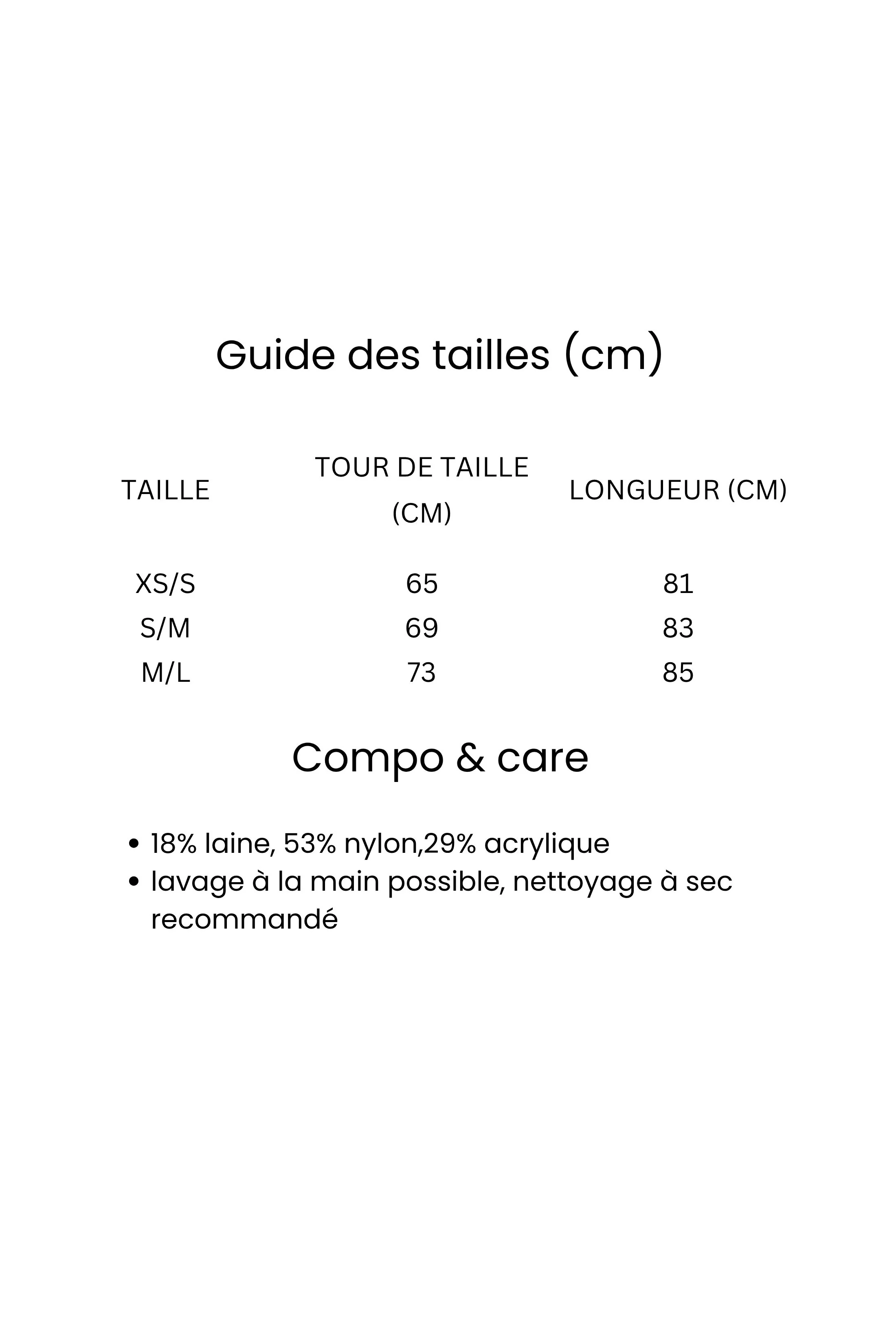 Jupe midi en laine mélangée suspendue à ceinture - beige