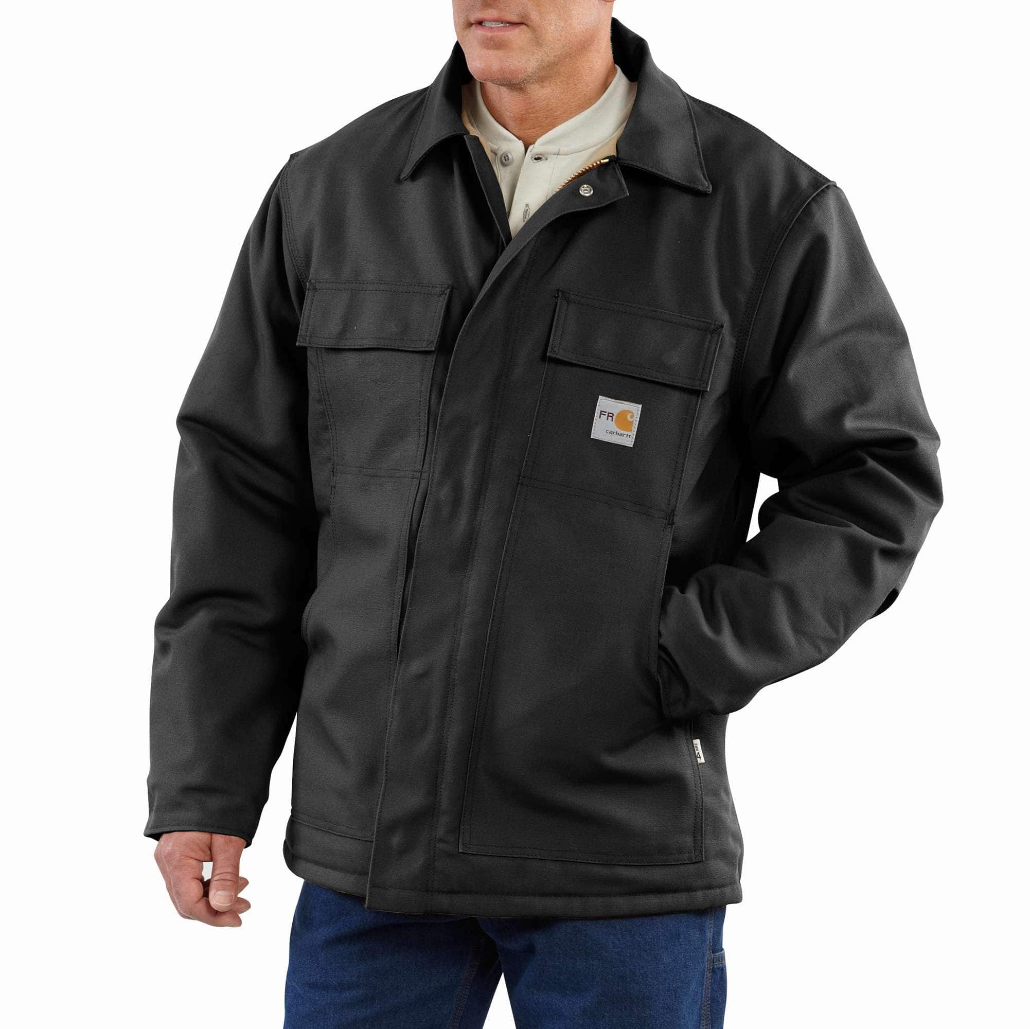 Flame-Resistant Duck Traditional Coat/Quilt-Lined - 3 Warmest Rating - Carhartt Outlet