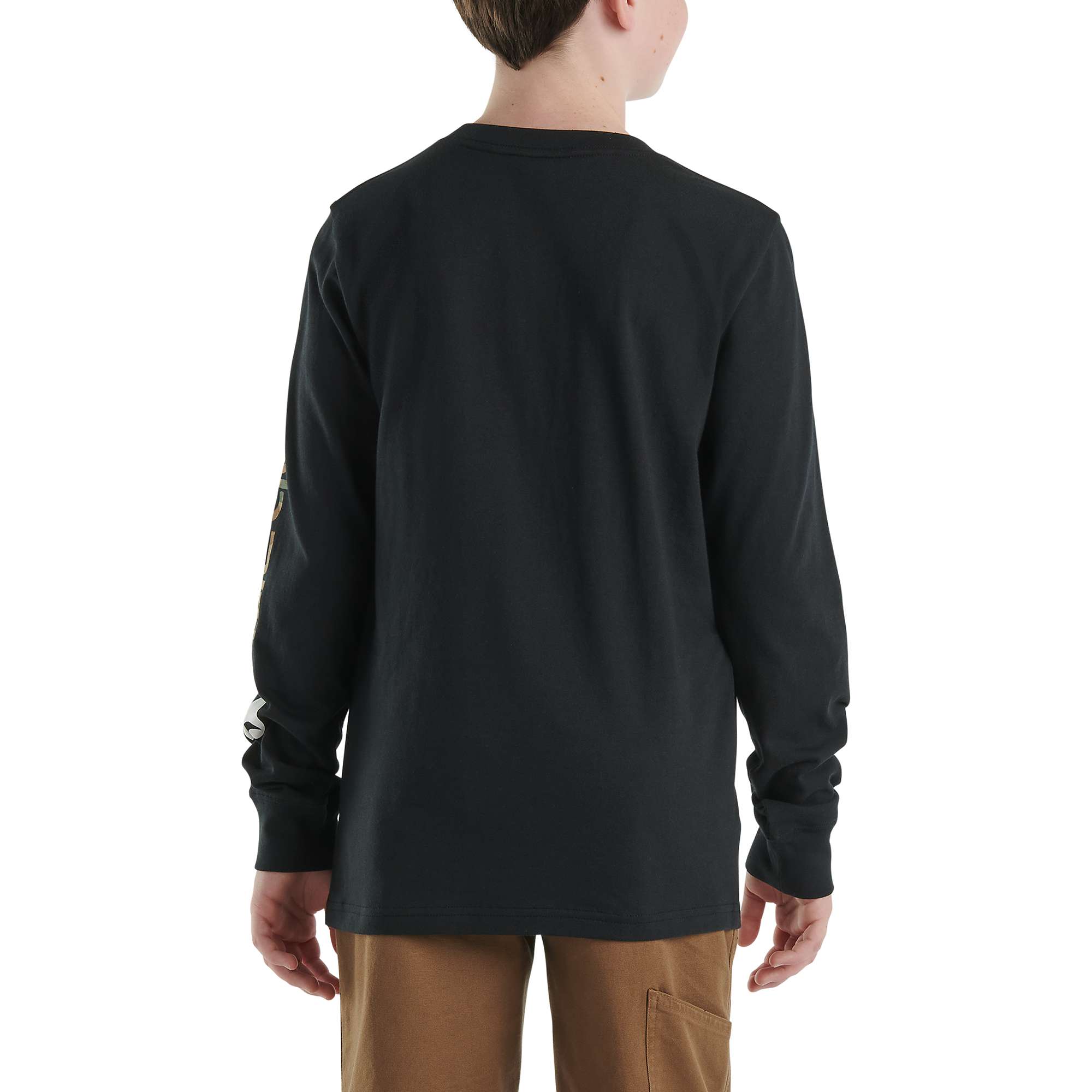 Boys' Long-Sleeve Camo Graphic T-Shirt - Carhartt Outlet