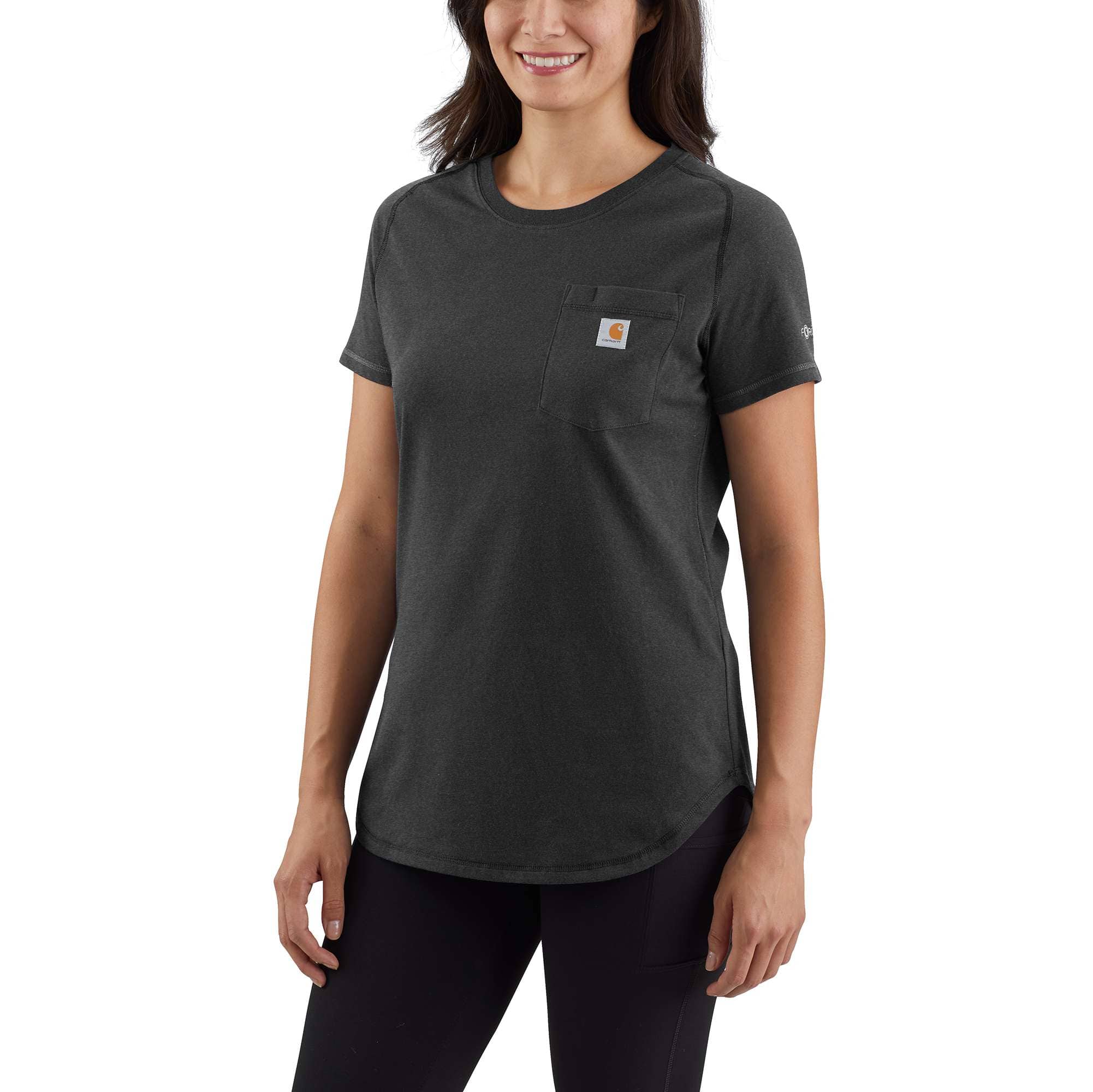 Women's Carhartt Force Relaxed Fit Midweight Pocket T-Shirt - Carhartt Outlet