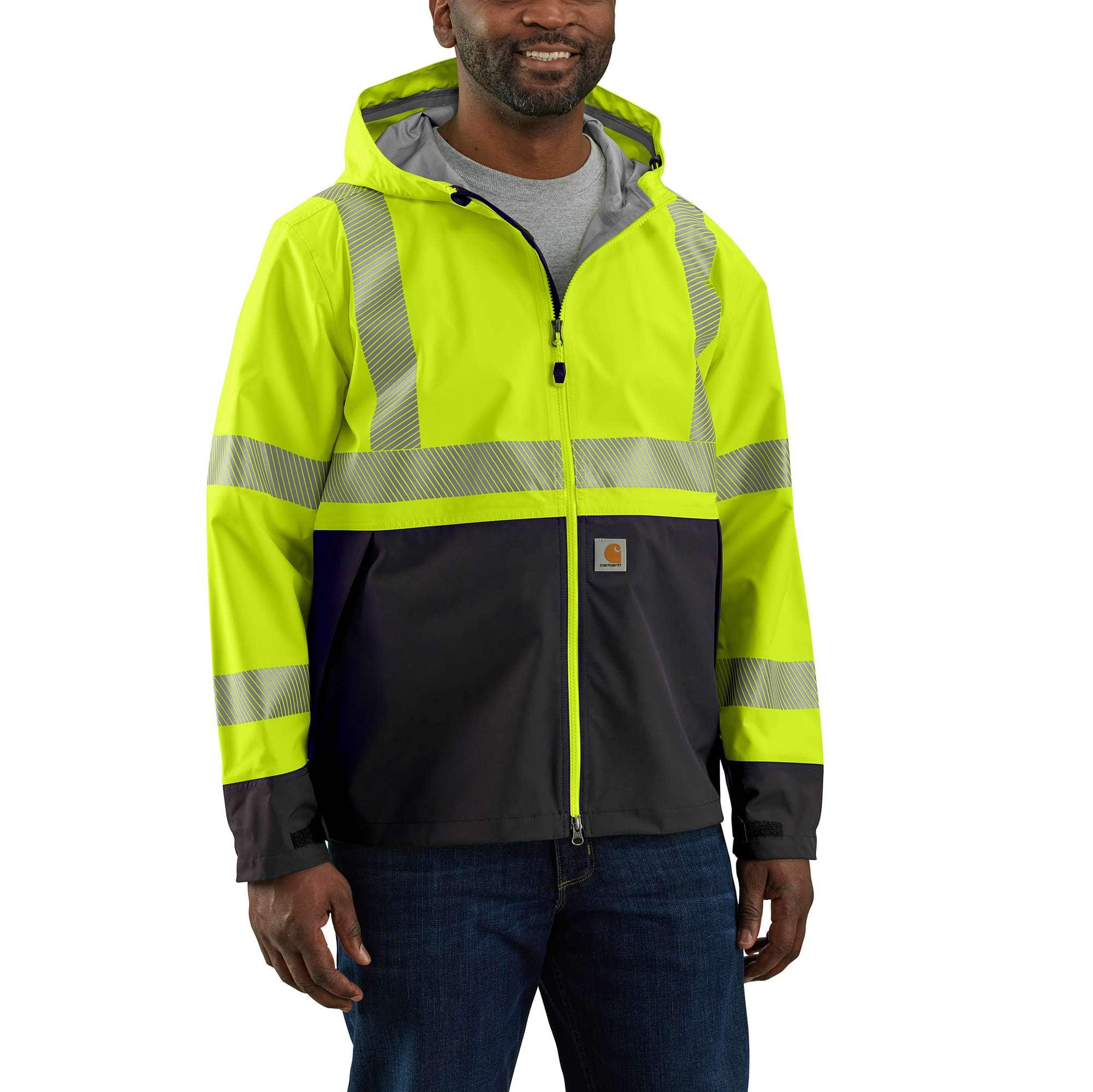 High-Visibility Storm Defender Loose Fit Midweight Class 3 Jacket - Carhartt Outlet