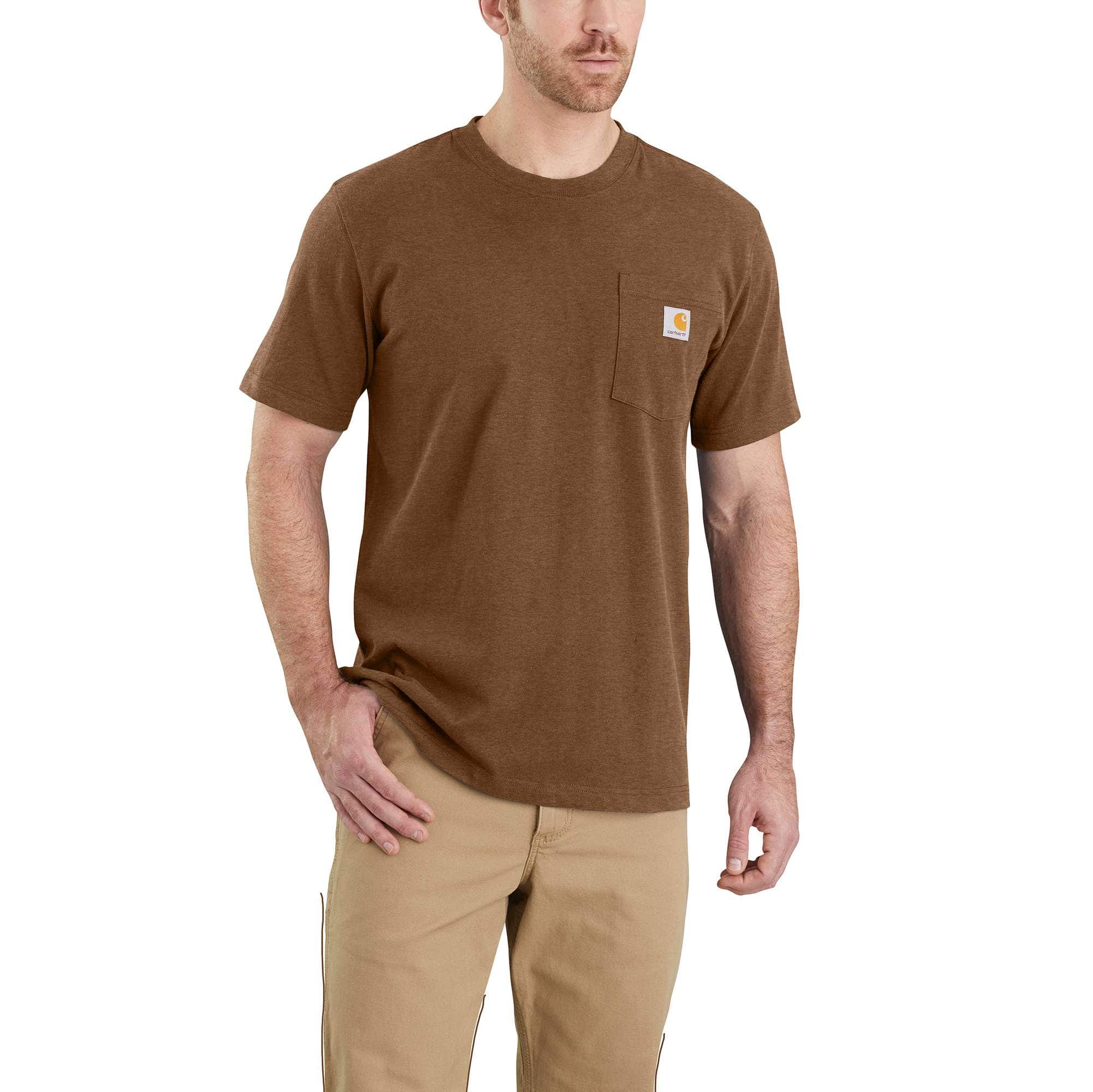 Relaxed Fit Heavyweight Short-Sleeve Pocket T-Shirt - Carhartt Outlet