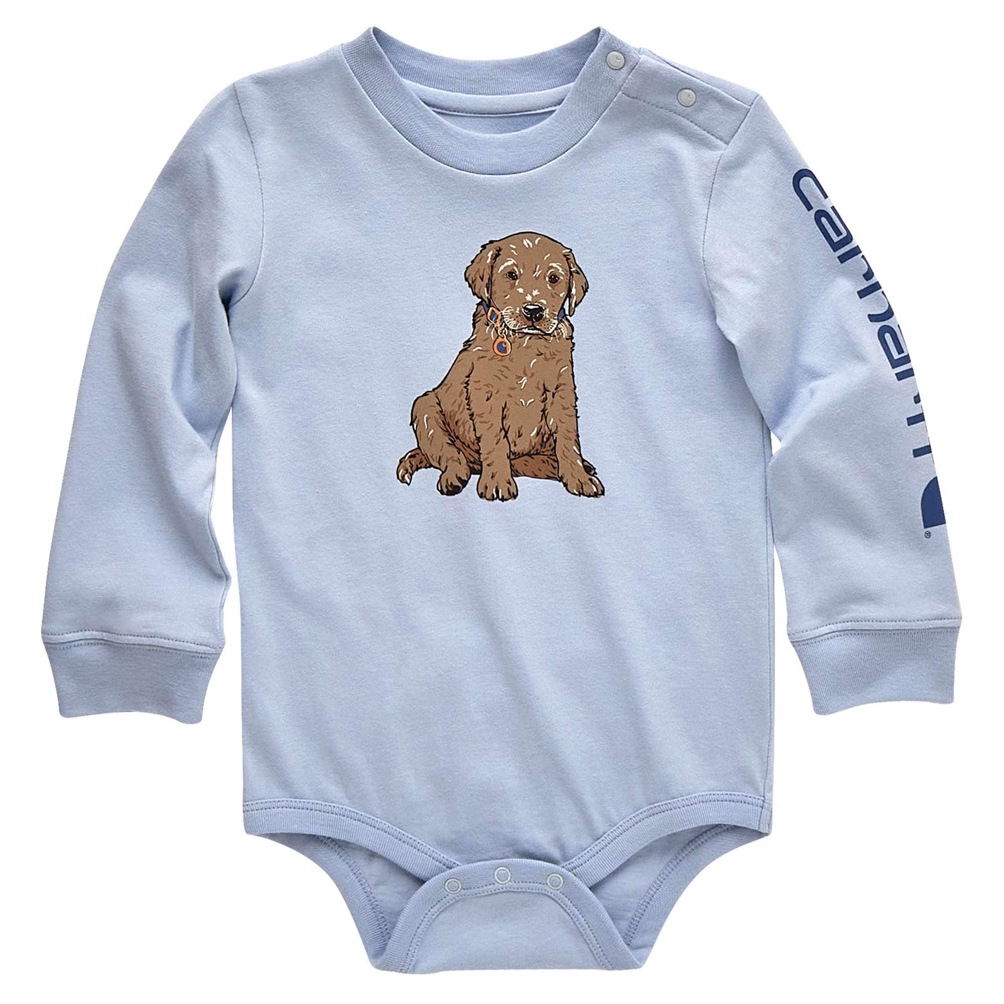 Boys' Long-Sleeve Puppy Bodysuit - Carhartt Outlet